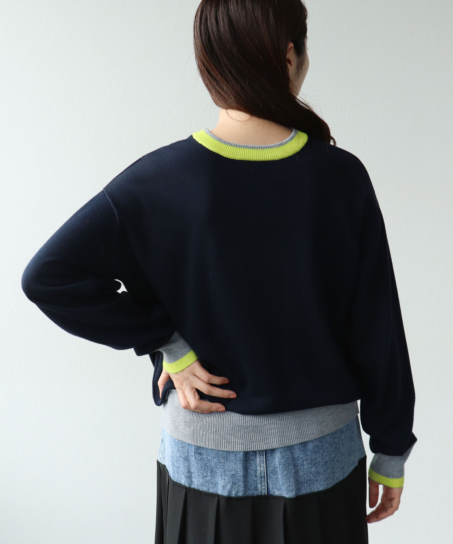 WEB先行販売【RISLEY】2WAYロゴニット