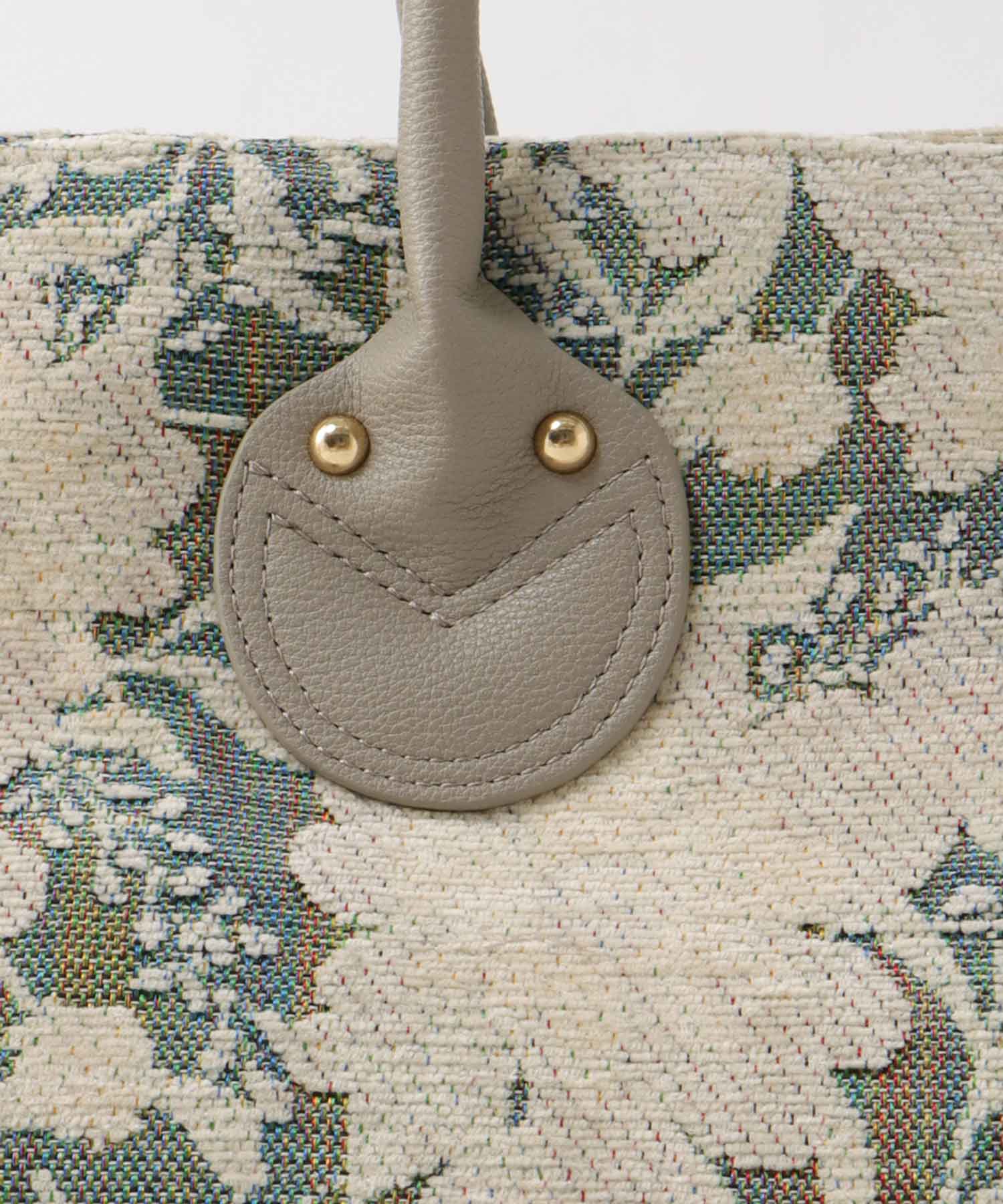 ジャガードスクエアトート