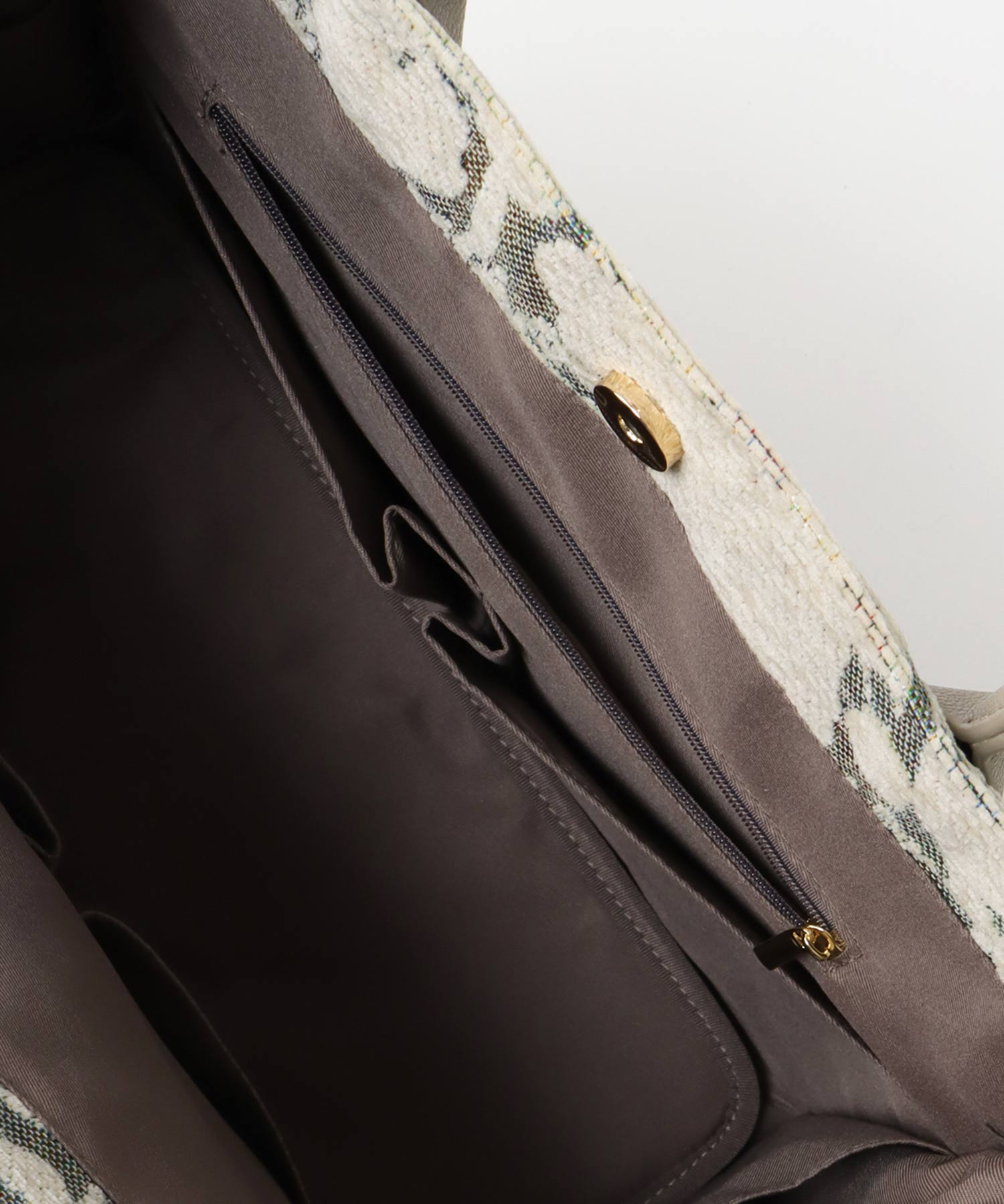 ジャガードスクエアトート