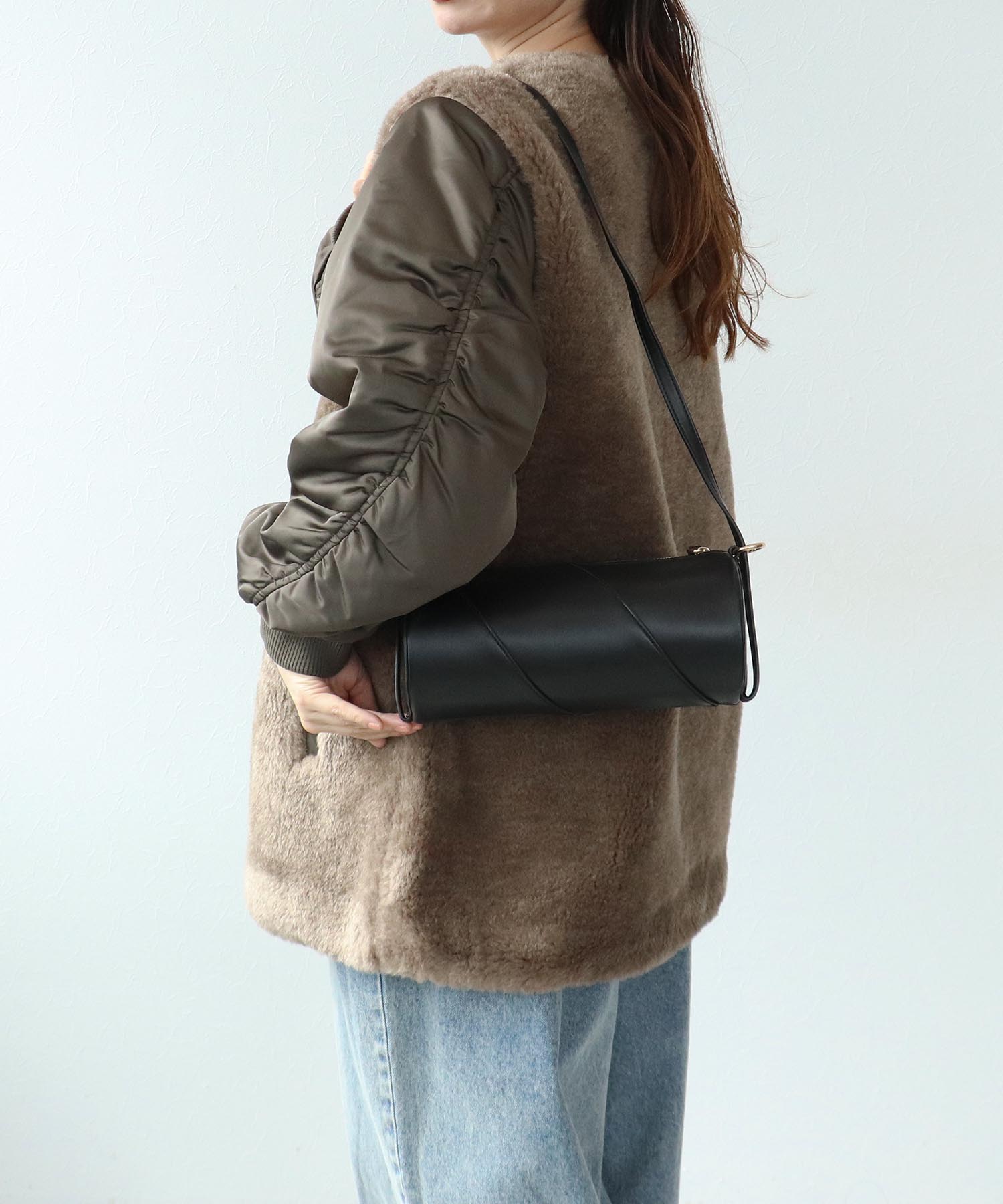 シリンダー2WAYショルダーバッグ