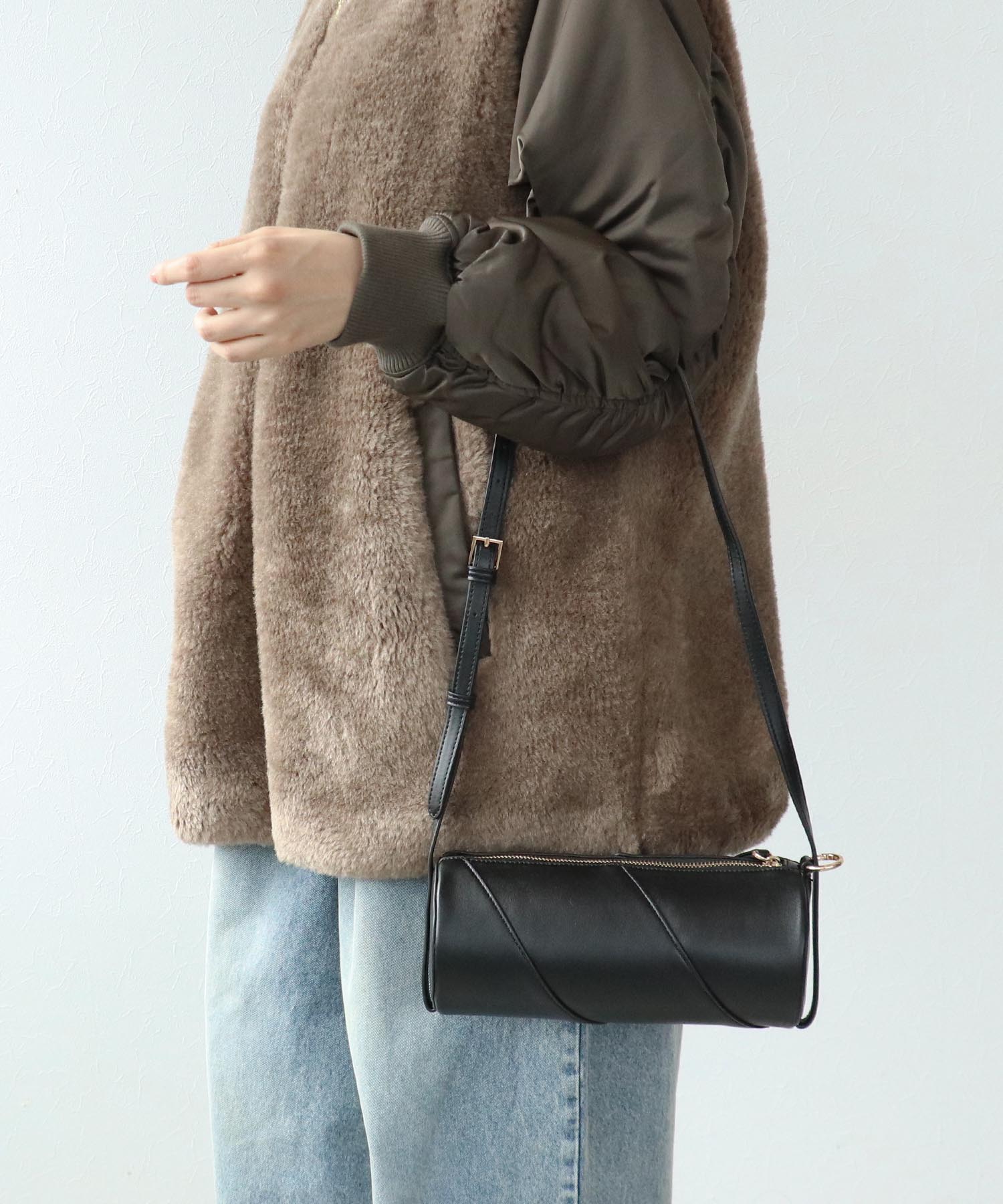 シリンダー2WAYショルダーバッグ