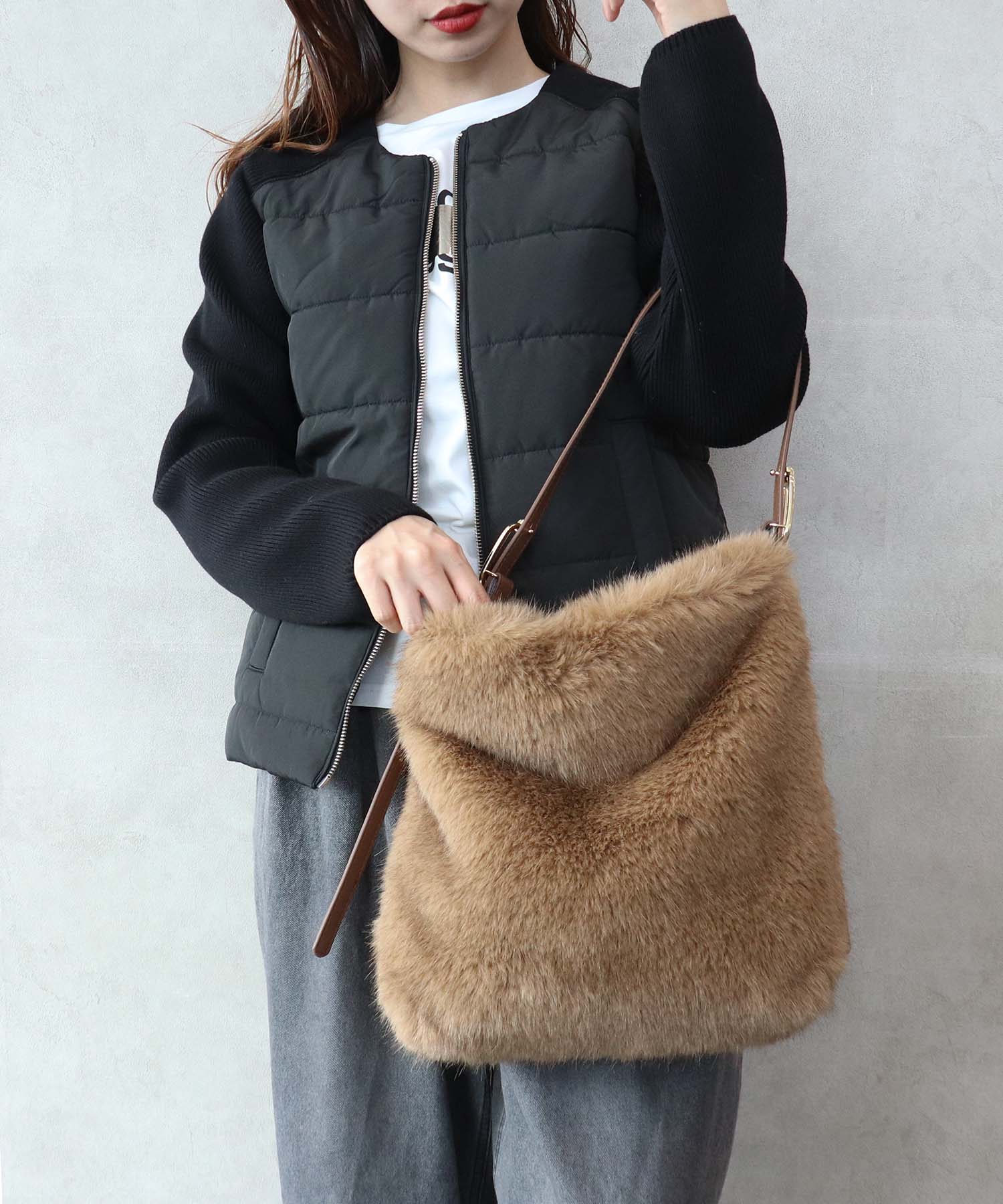 ワンハンドルエコファートートバッグ