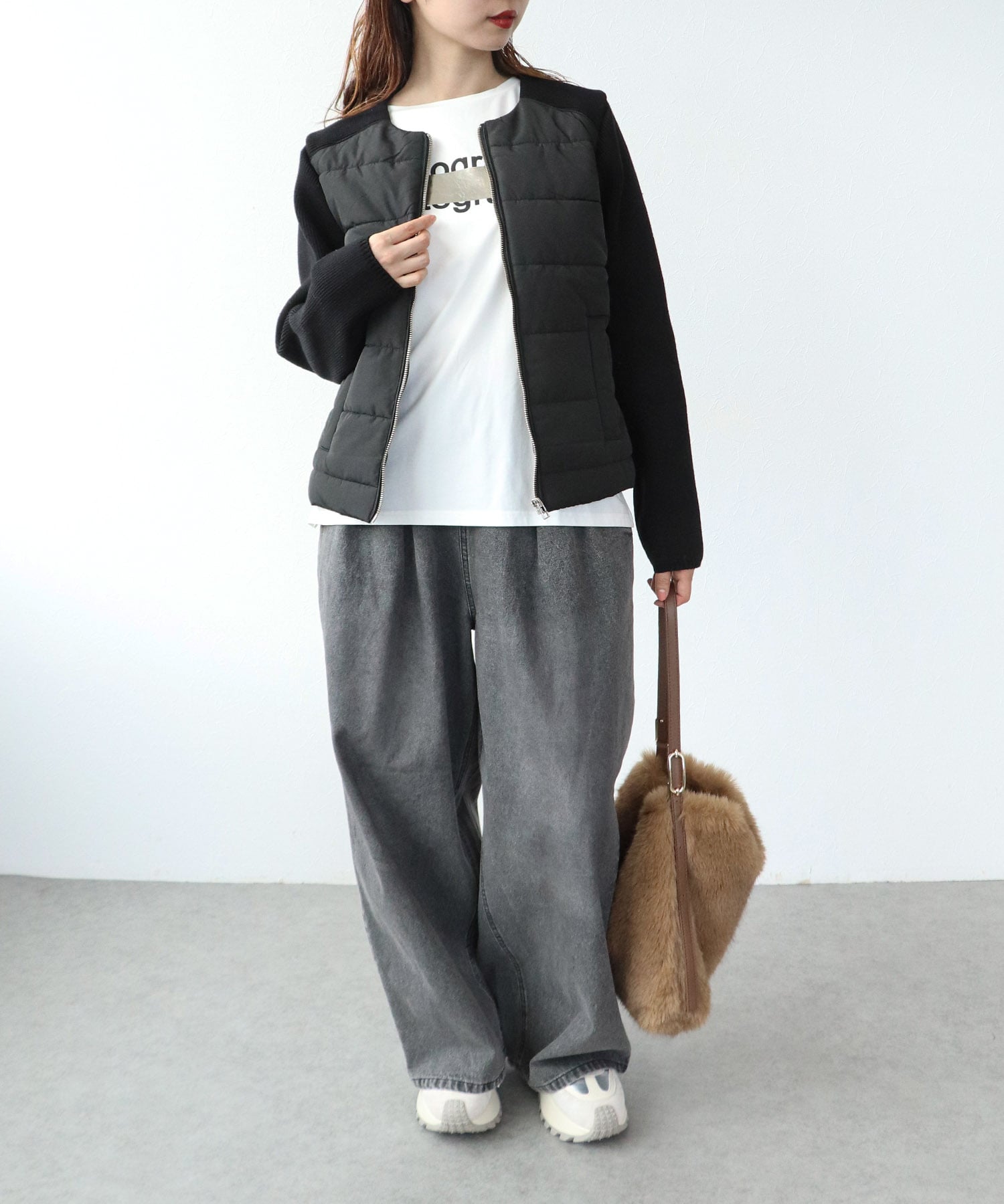 ワンハンドルエコファートートバッグ