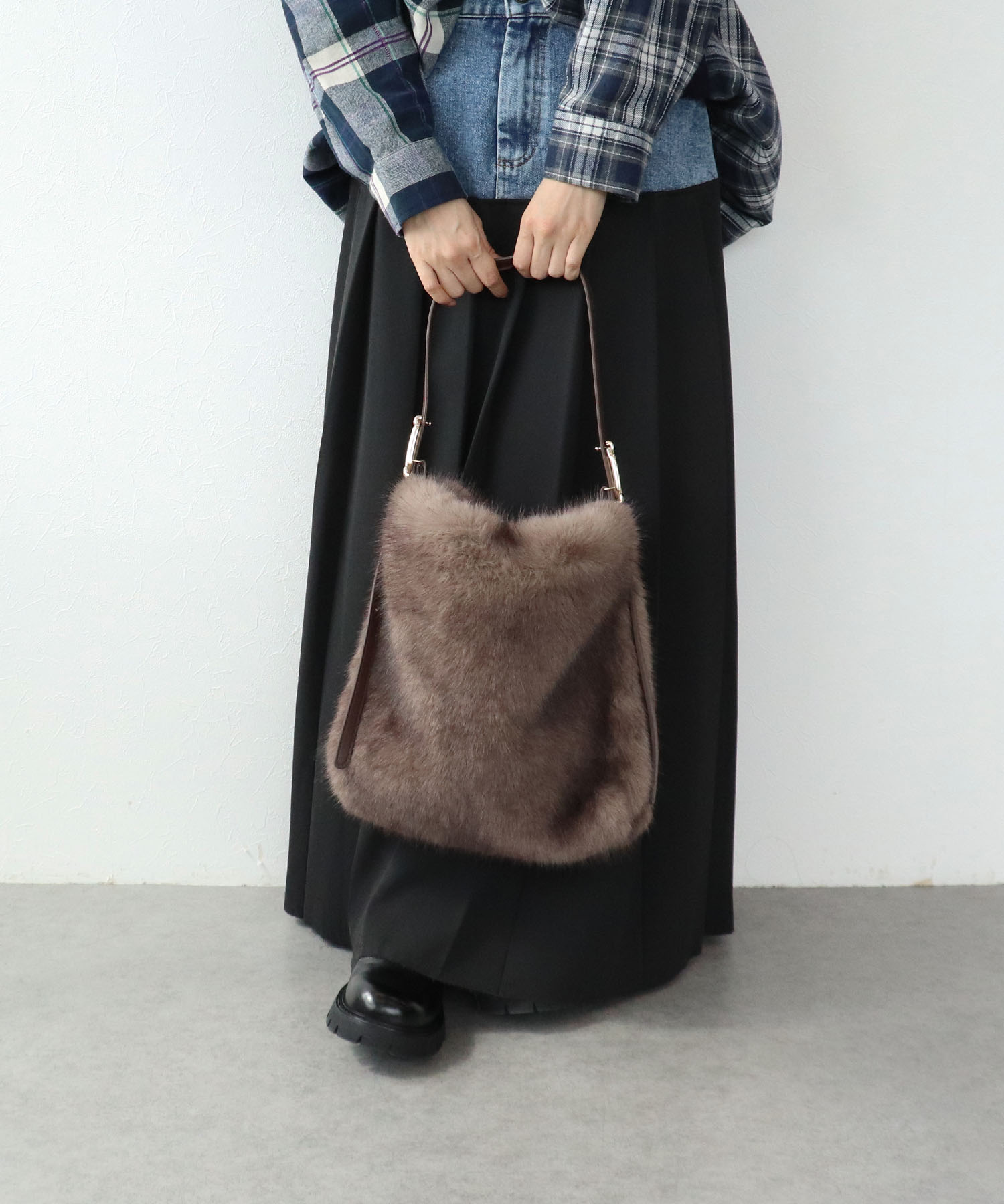 ワンハンドルエコファートートバッグ