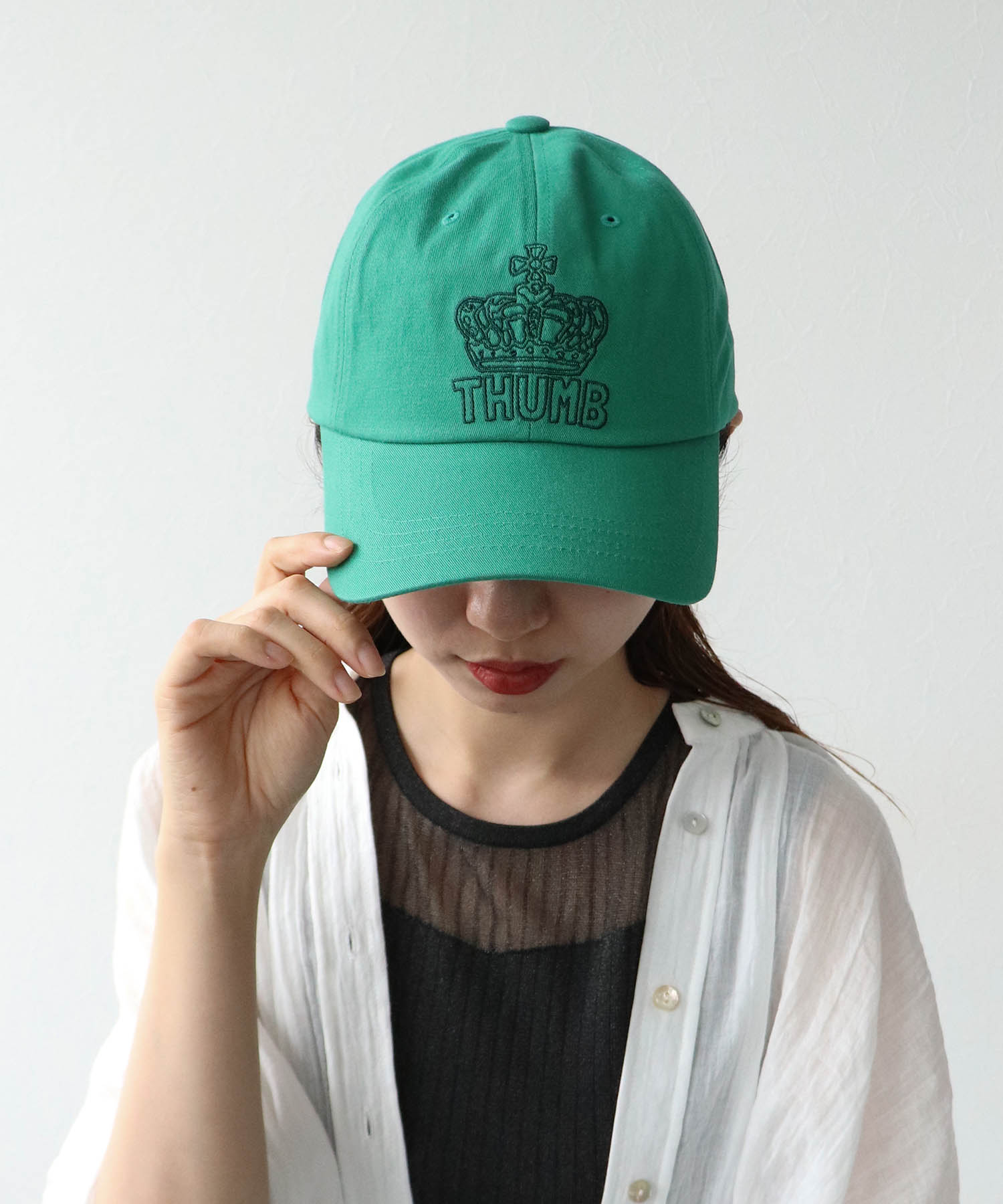 クラウン刺繍CAP
