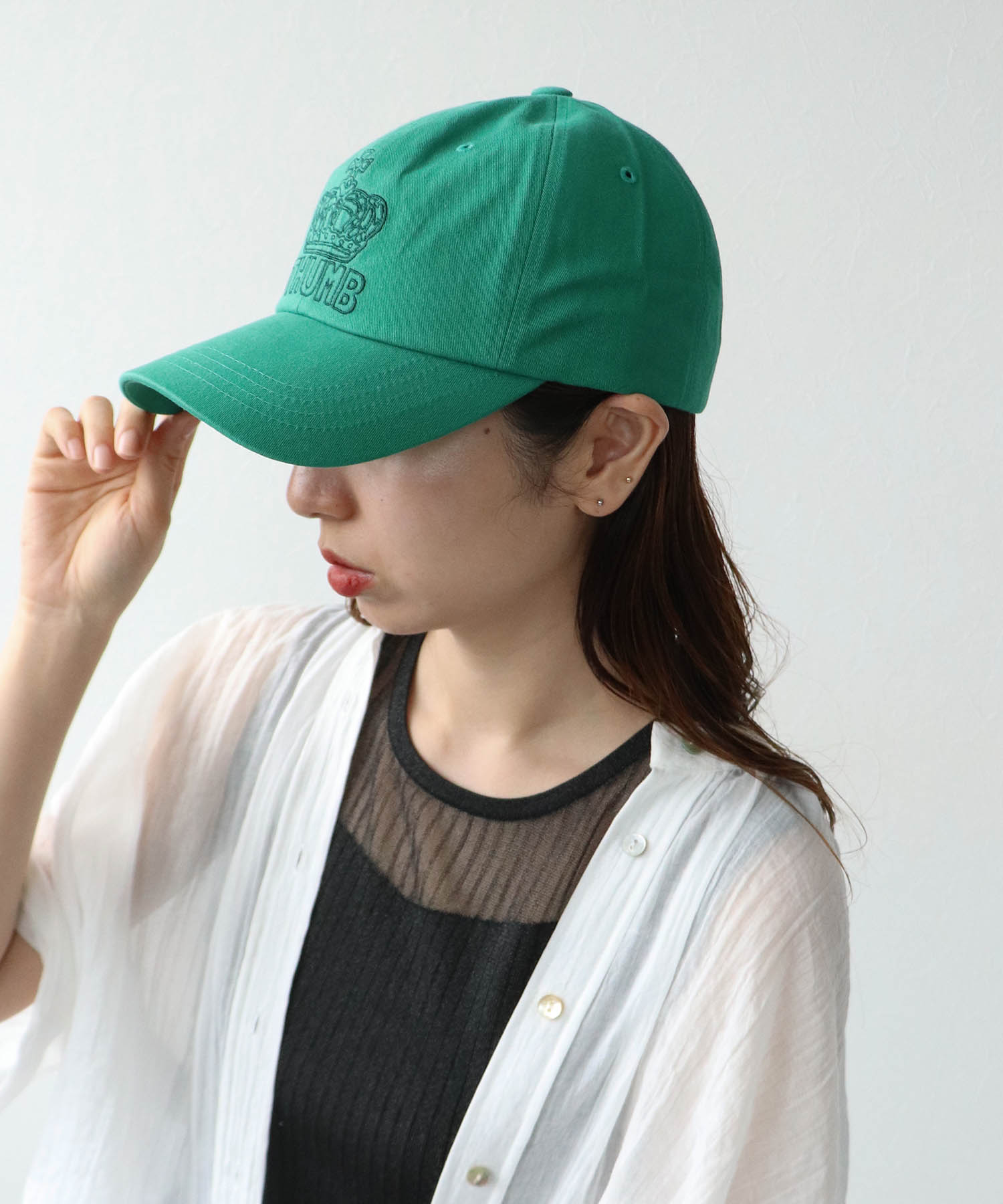 クラウン刺繍CAP