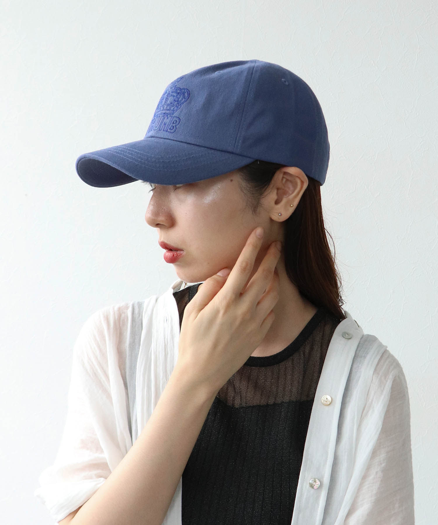 クラウン刺繍CAP