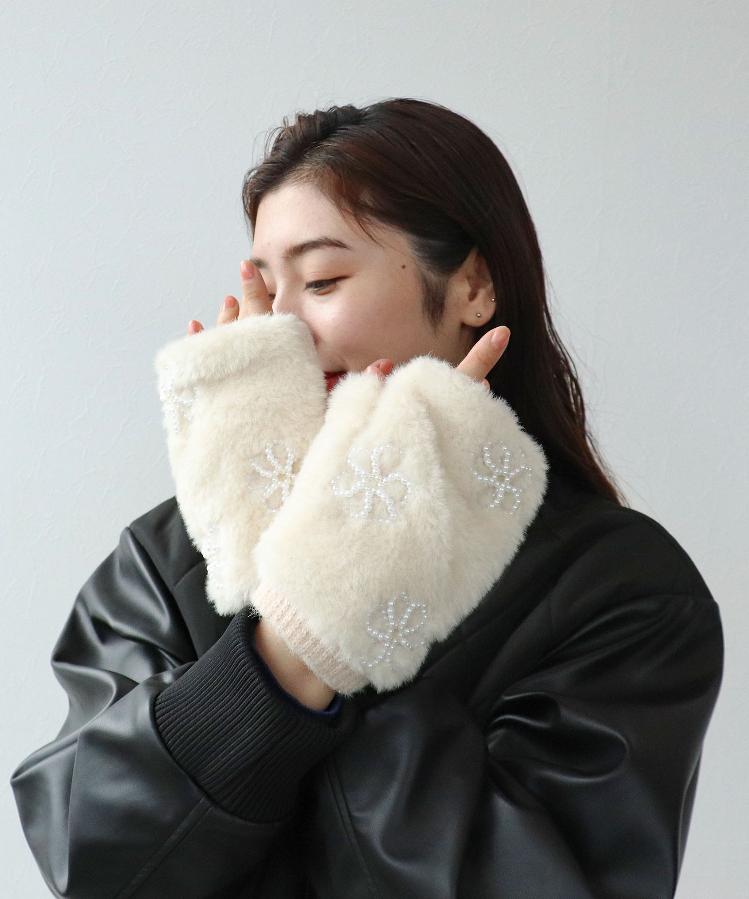 フラワーモチーフグローブ