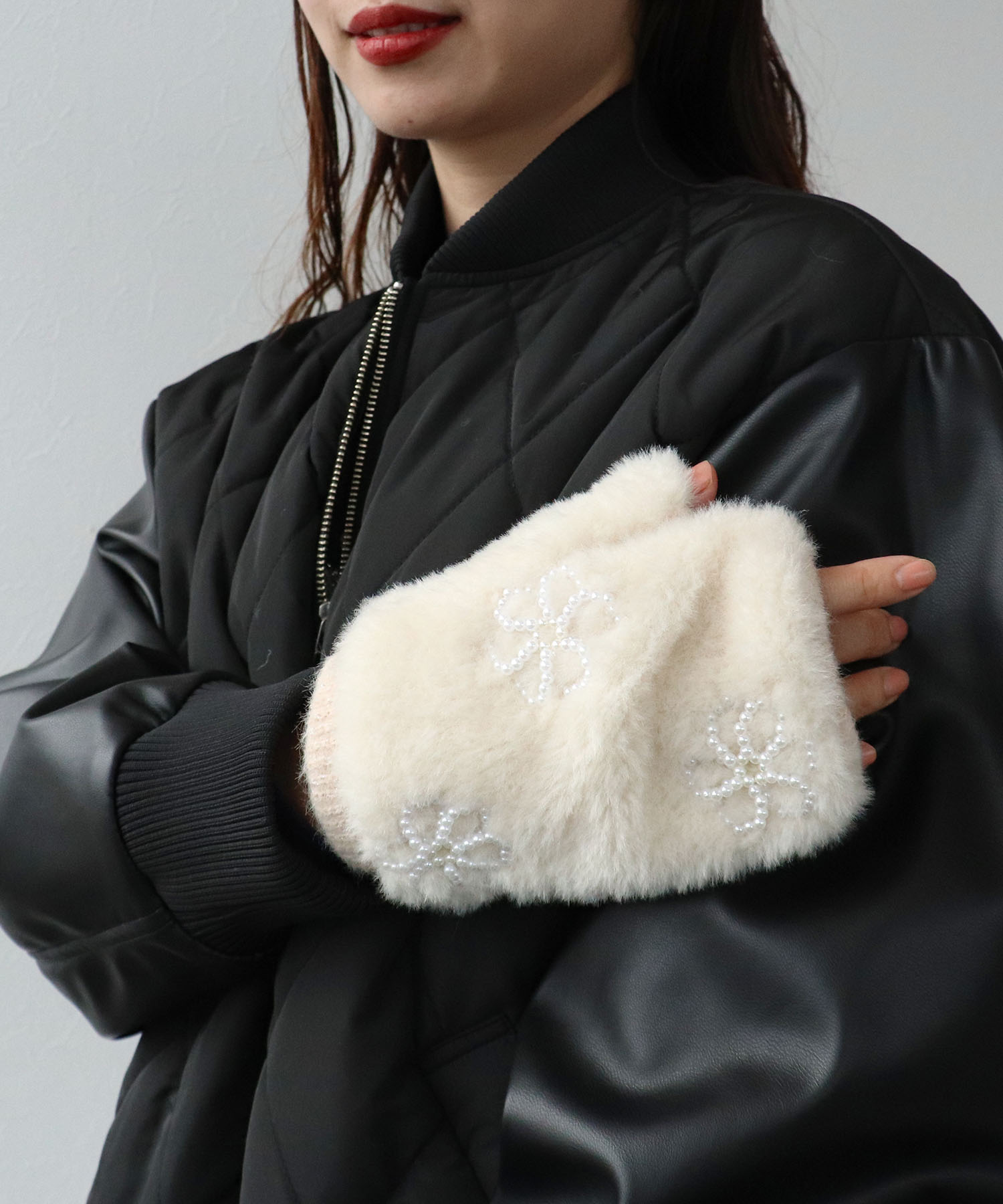 フラワーモチーフグローブ