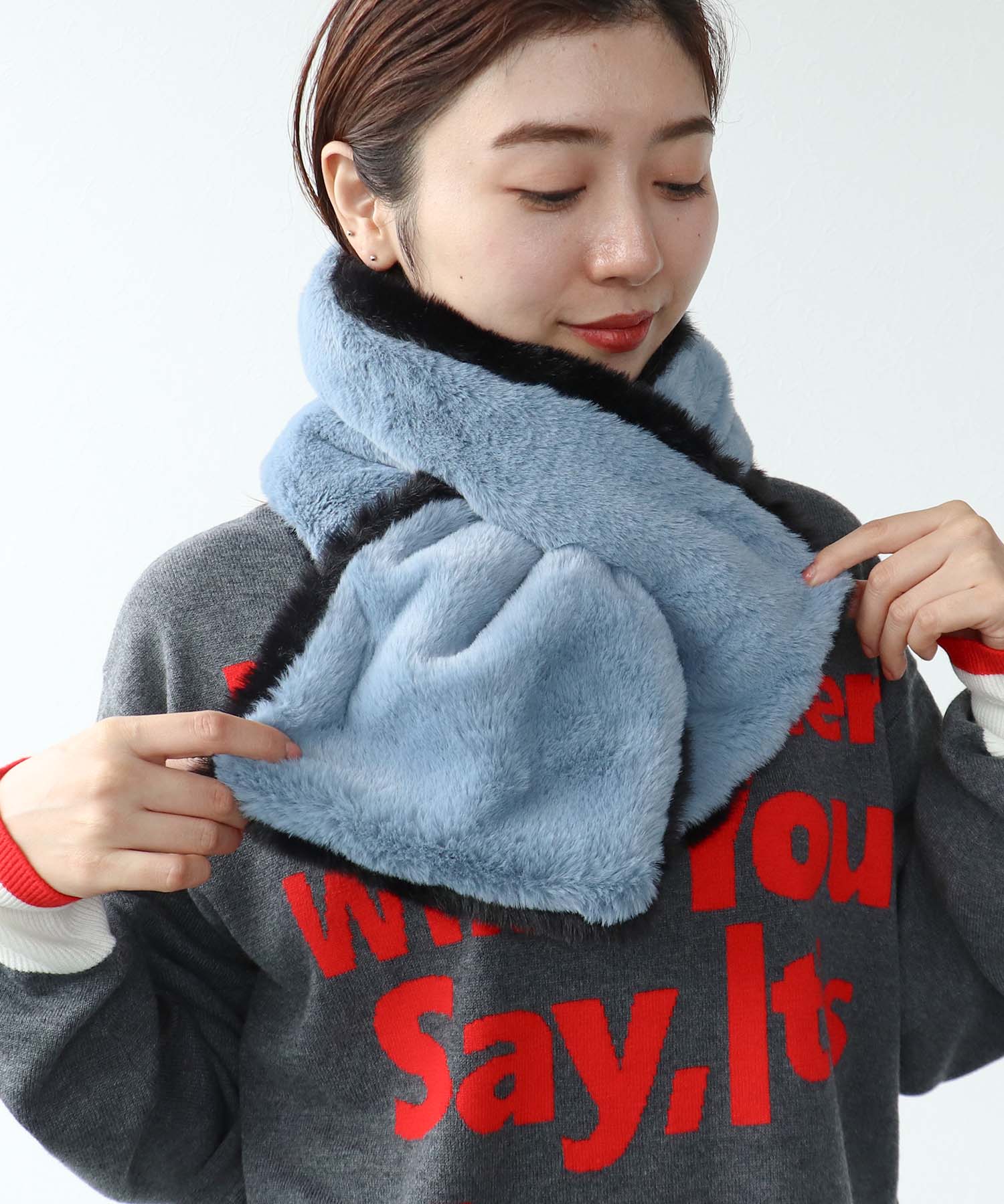 リバーシブルファーティペット