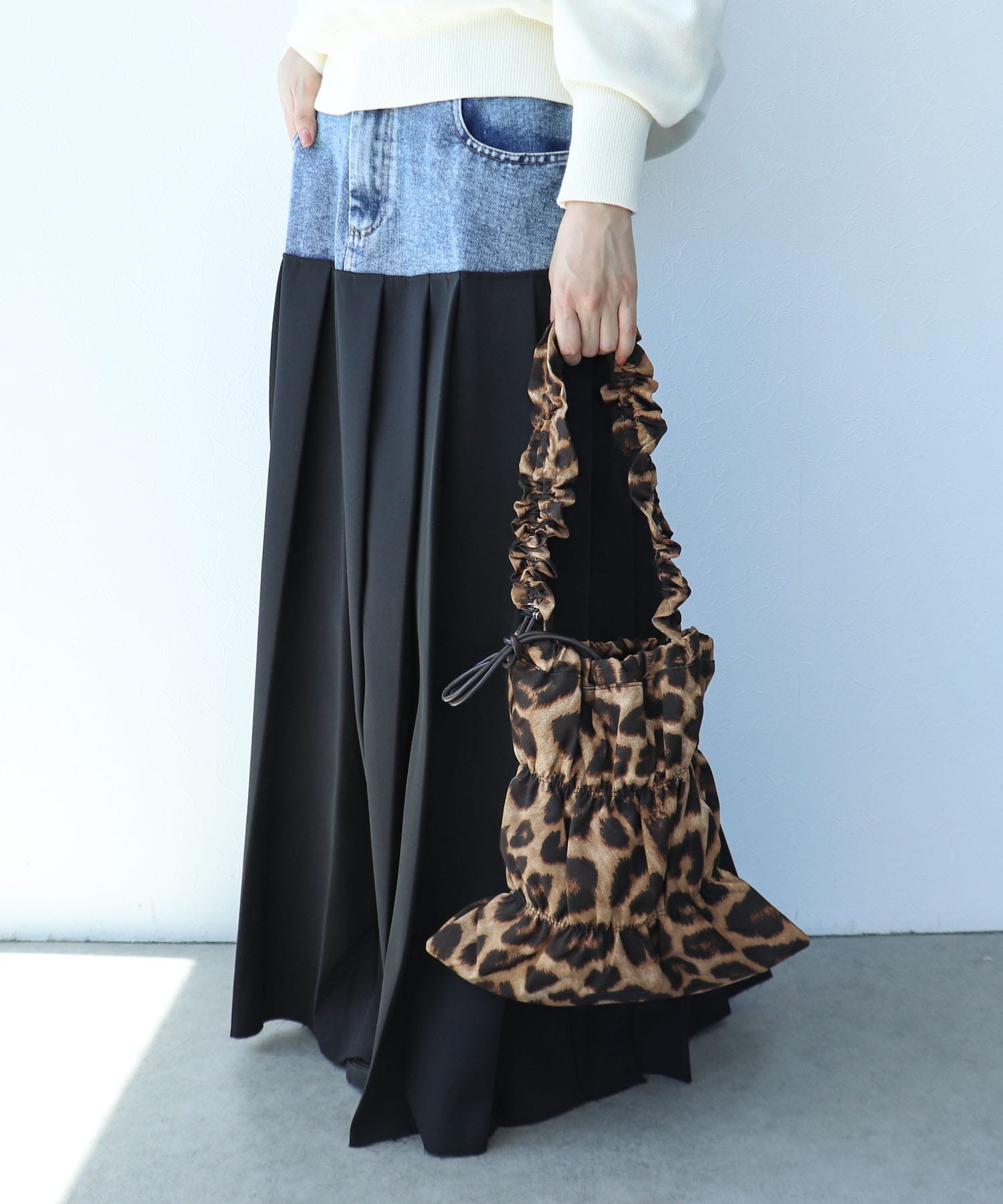 ギャザーフラット2Wayバッグ