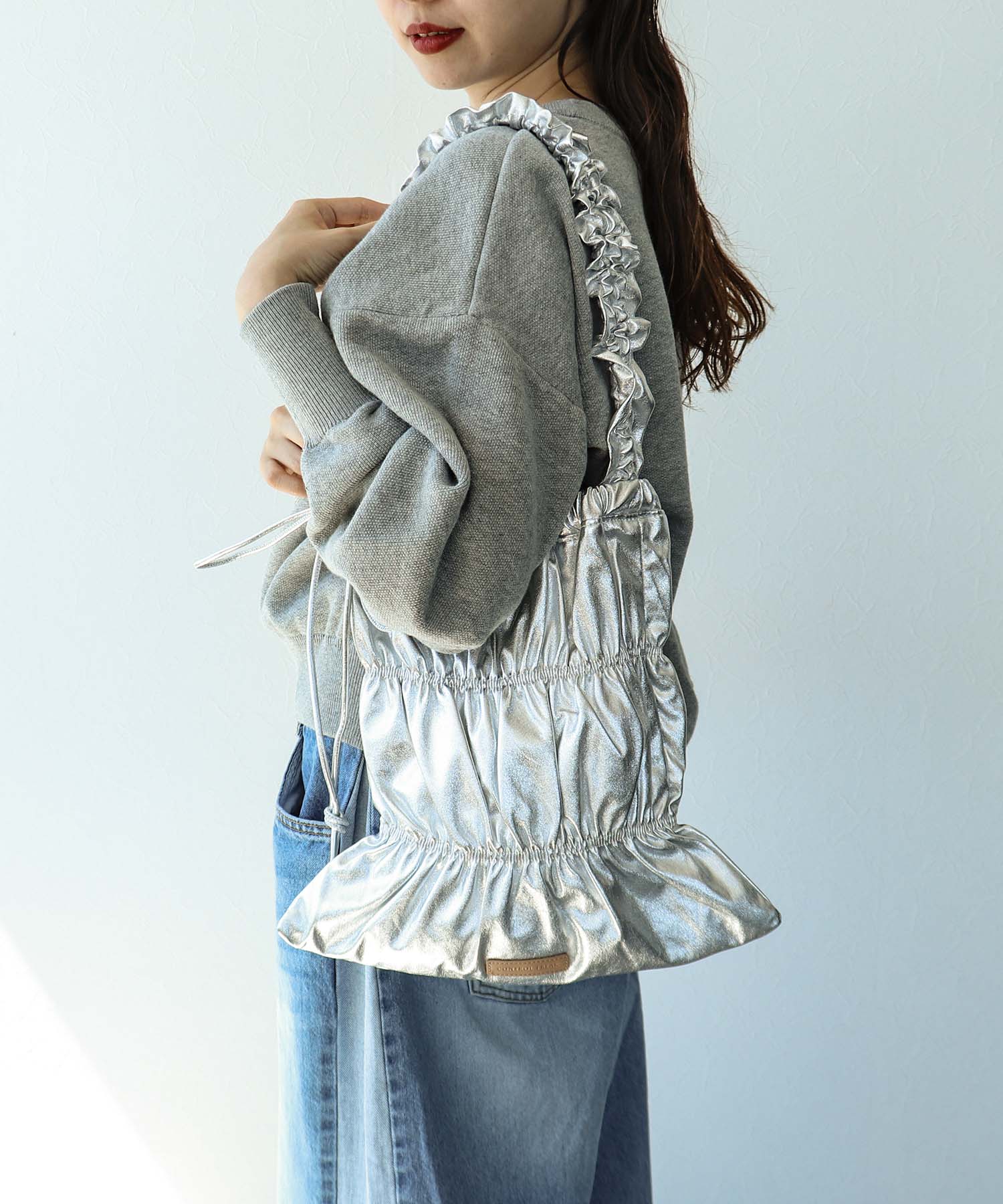 ギャザーフラット2Wayバッグ