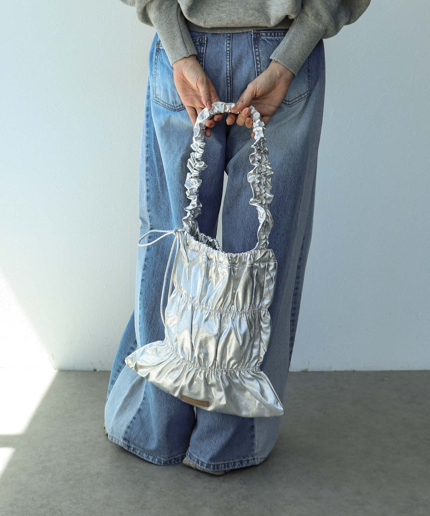 ギャザーフラット2Wayバッグ