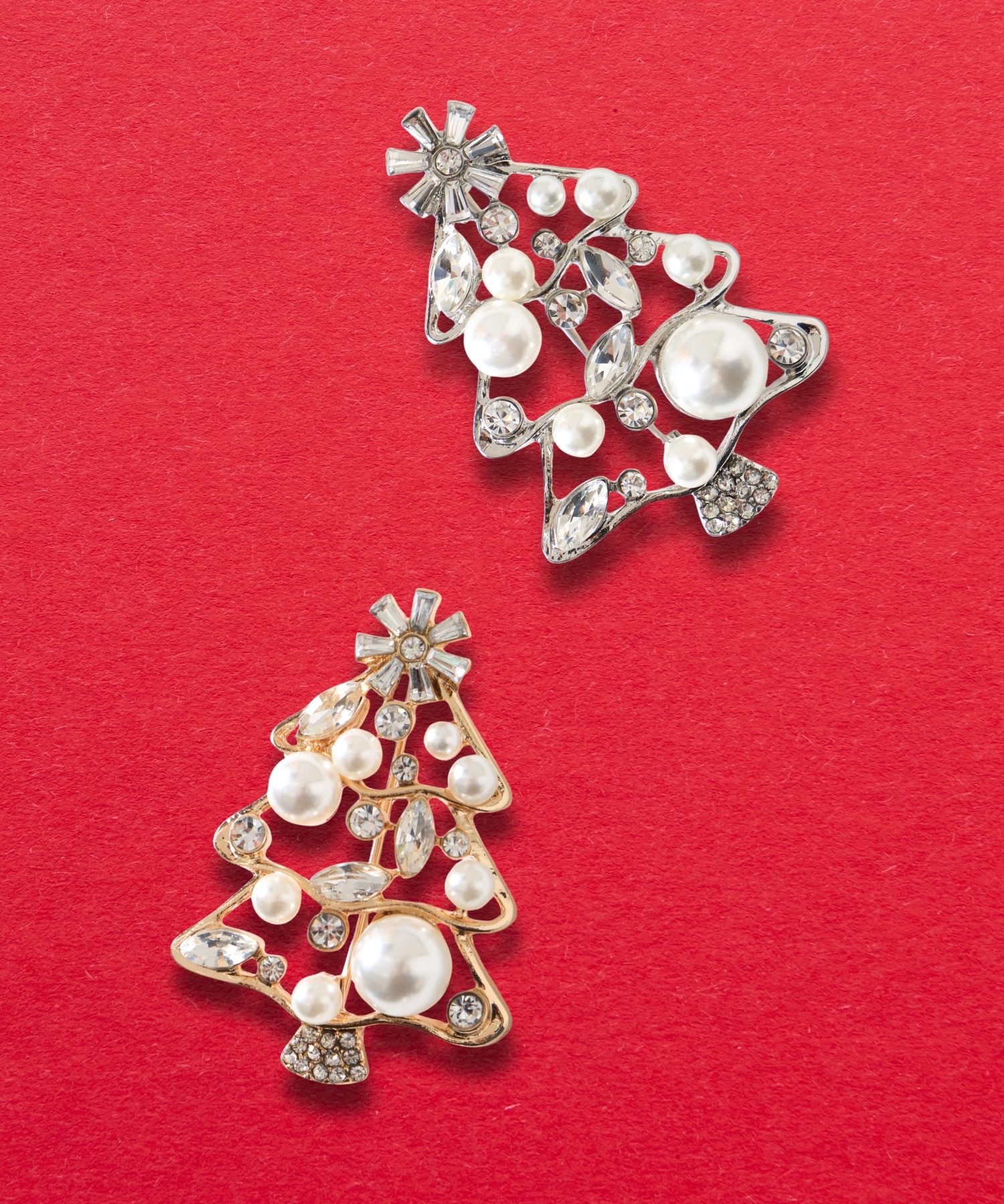 ツリーパールブローチ