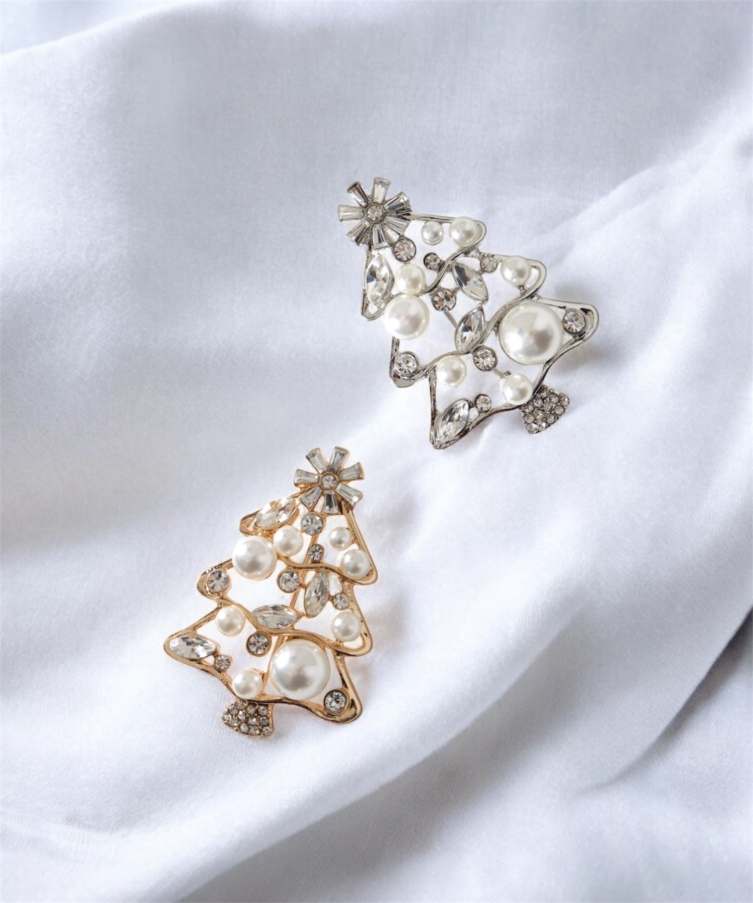 ツリーパールブローチ