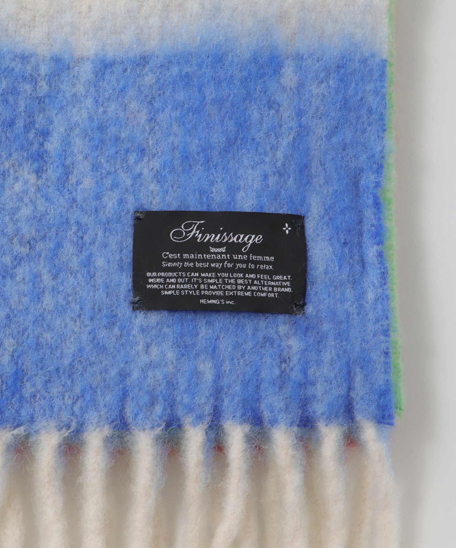 マルチカラーブークレマフラー