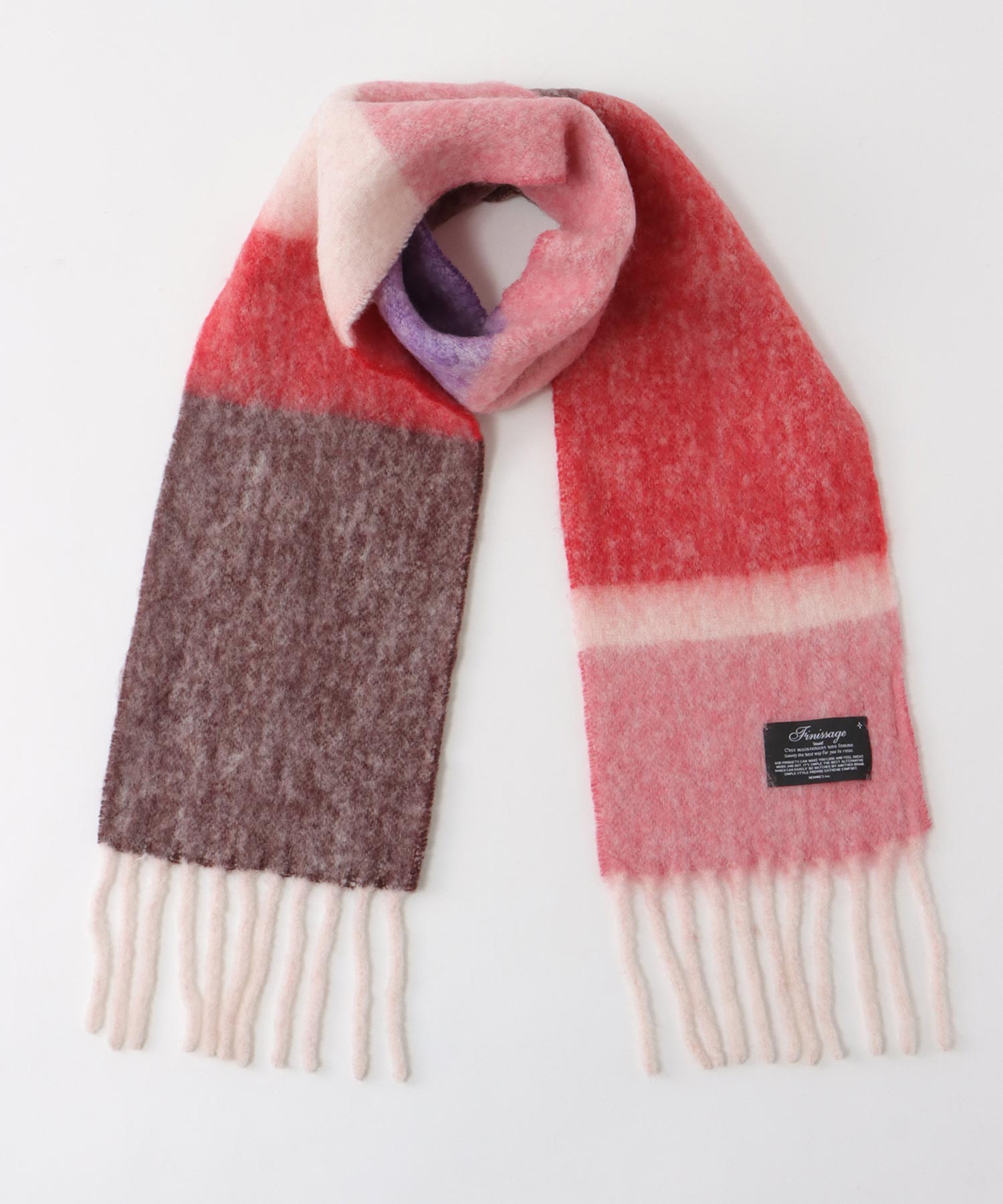 マルチカラーブークレマフラー