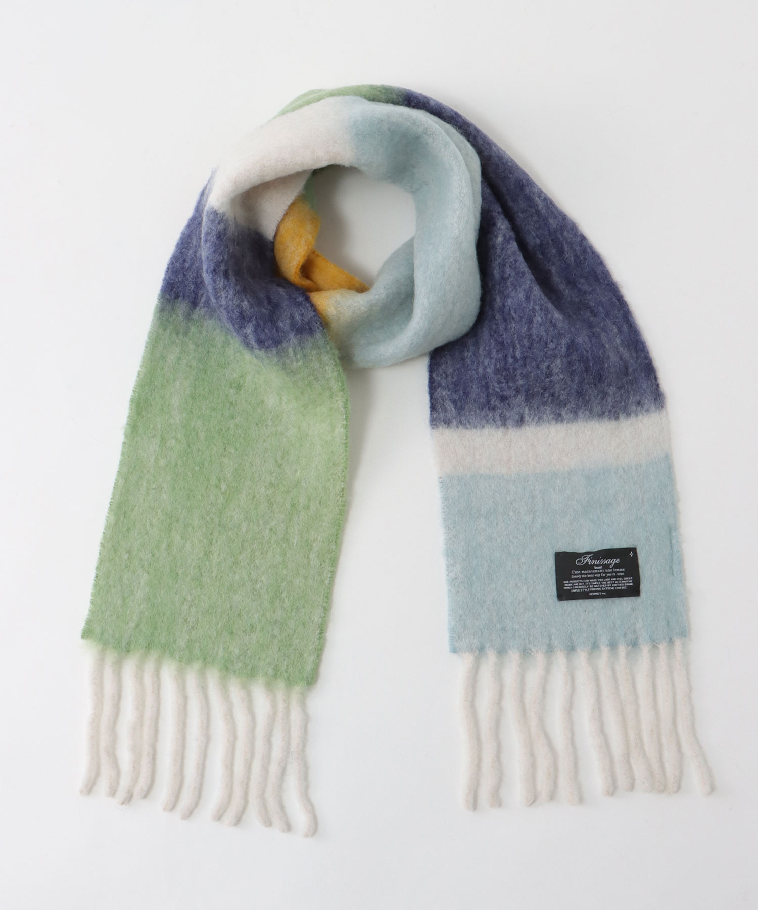 マルチカラーブークレマフラー