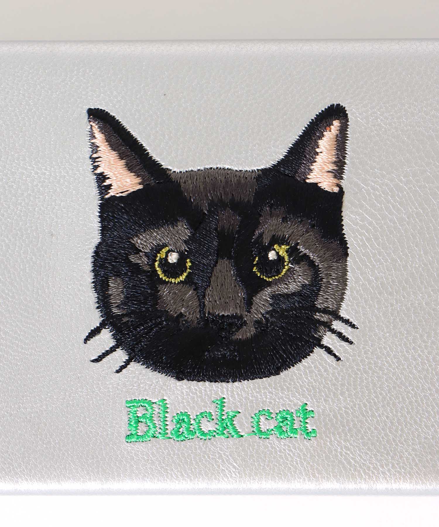 キャリング刺繍コンパクトミラーケース