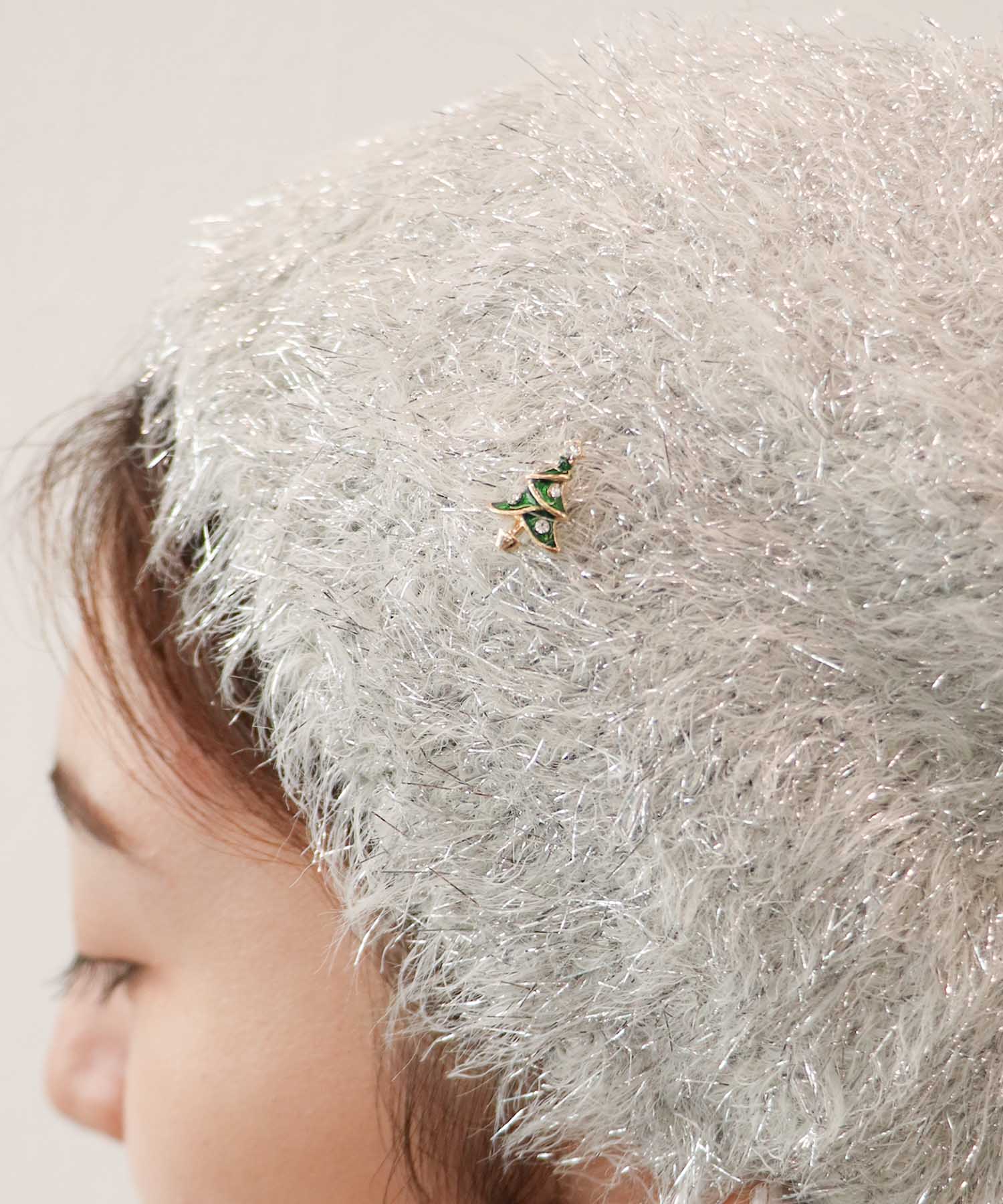 クリスマスツリーミニタックピンブローチ