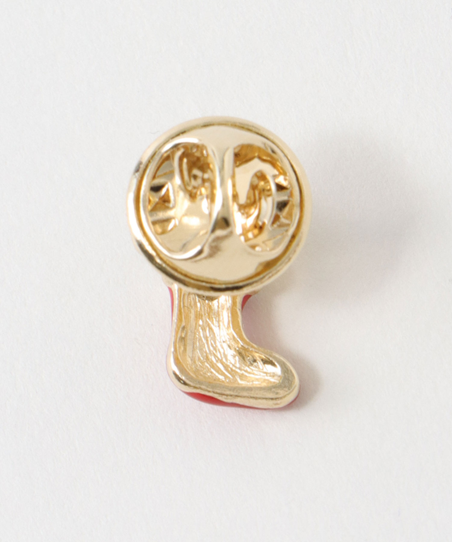 サンタブーツタックピンブローチ