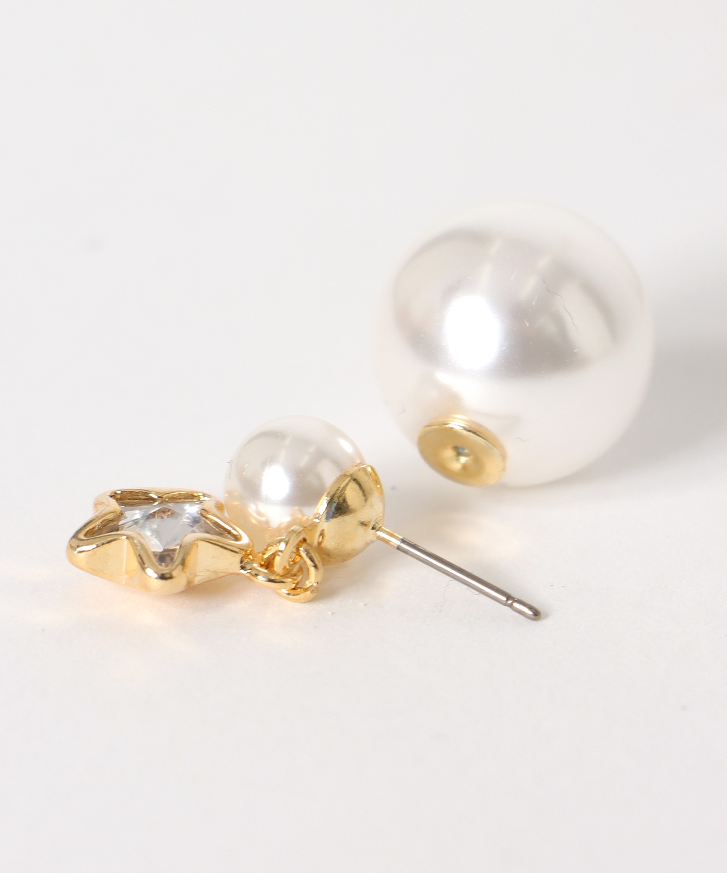 バックキャッチパールピアス