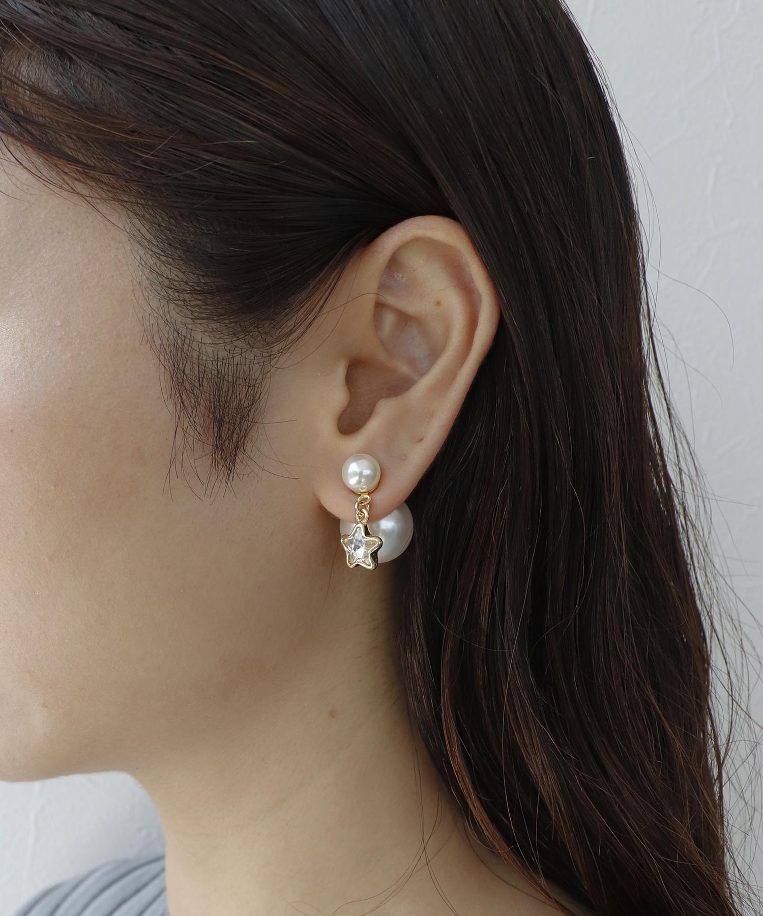 バックキャッチパールピアス