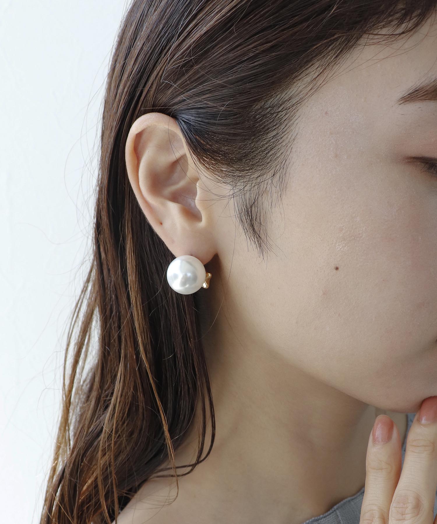 バックキャッチパールピアス