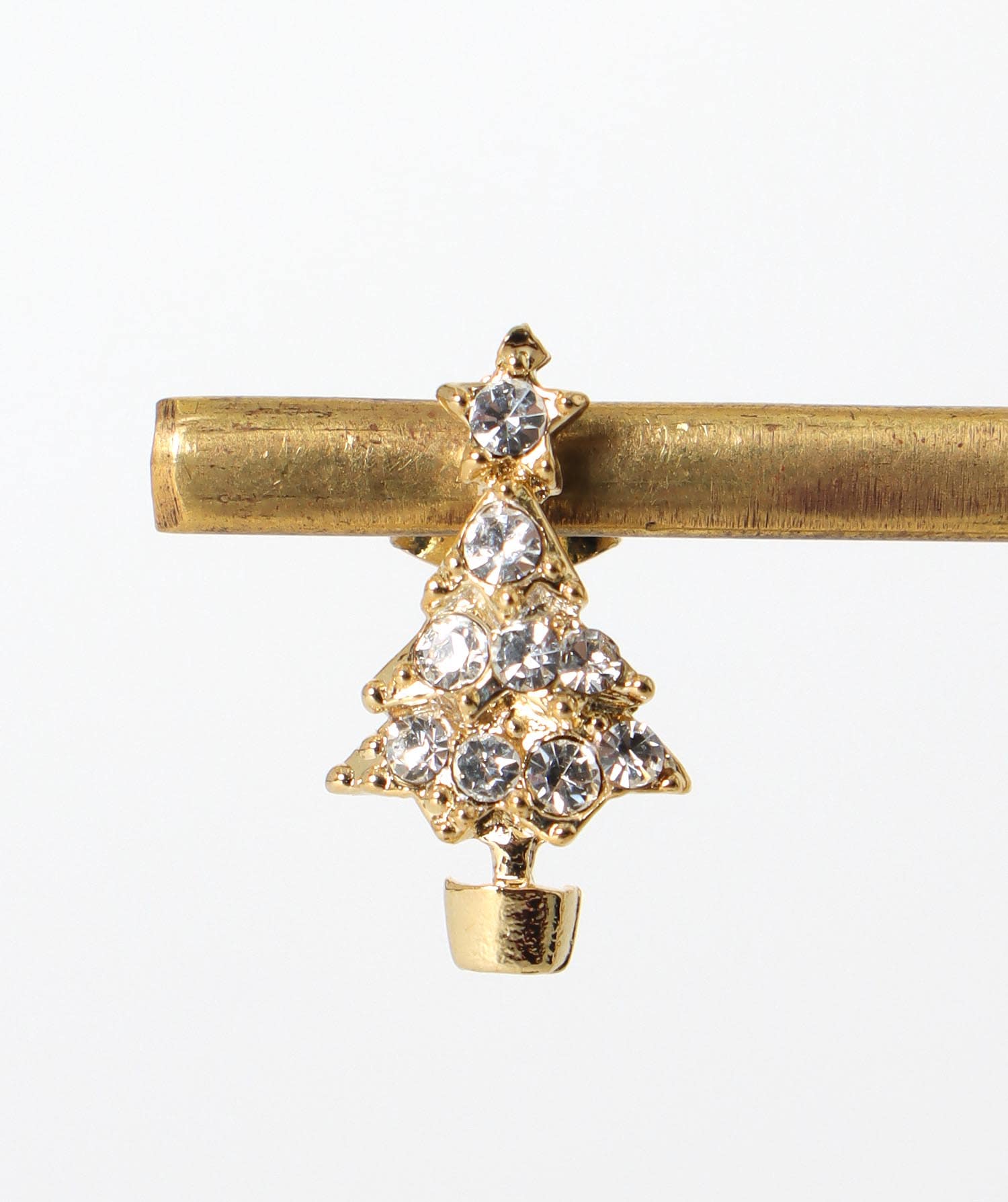 クリスマスツリービジューピアス