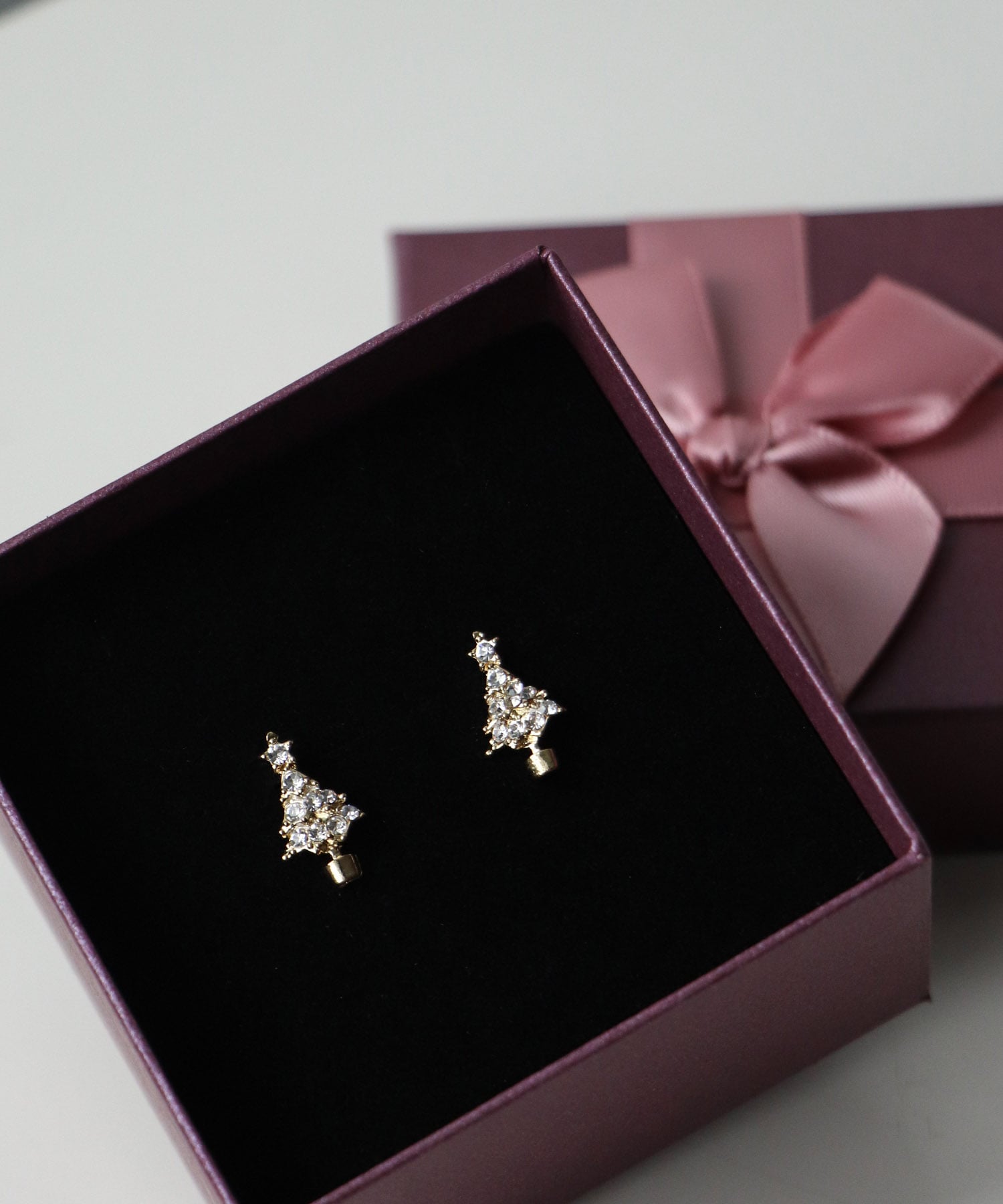 クリスマスツリービジューピアス