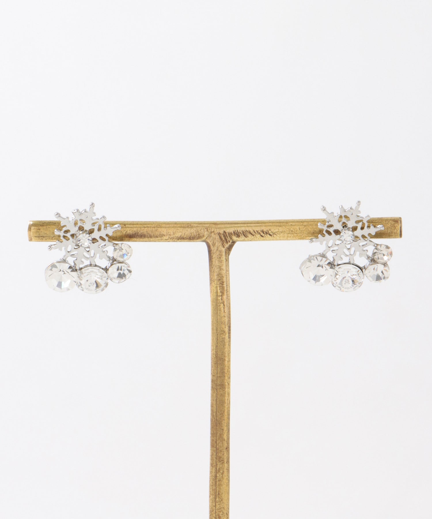 スノーフレーククリスマスカラーピアス