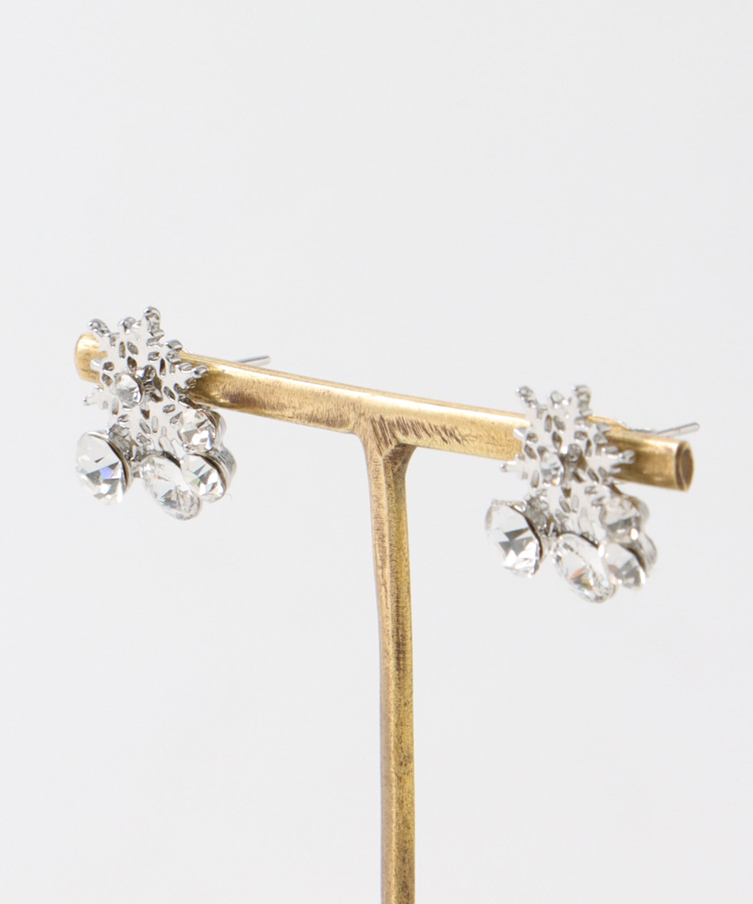 スノーフレーククリスマスカラーピアス