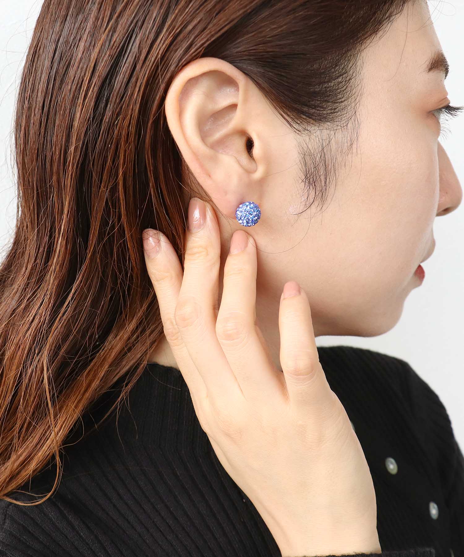 キラリカラーボールピアス