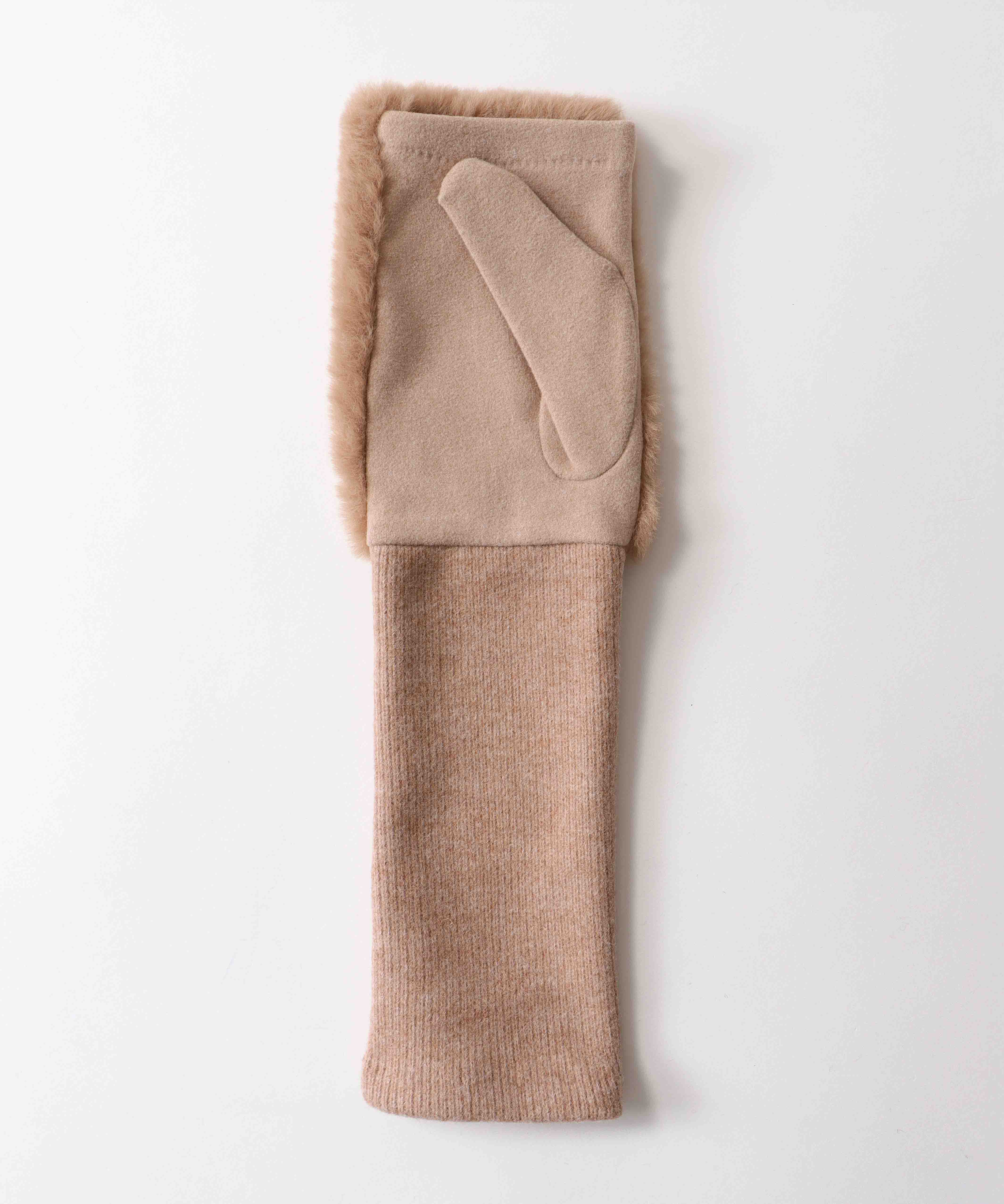 ファー×ロングスリーブグローブ