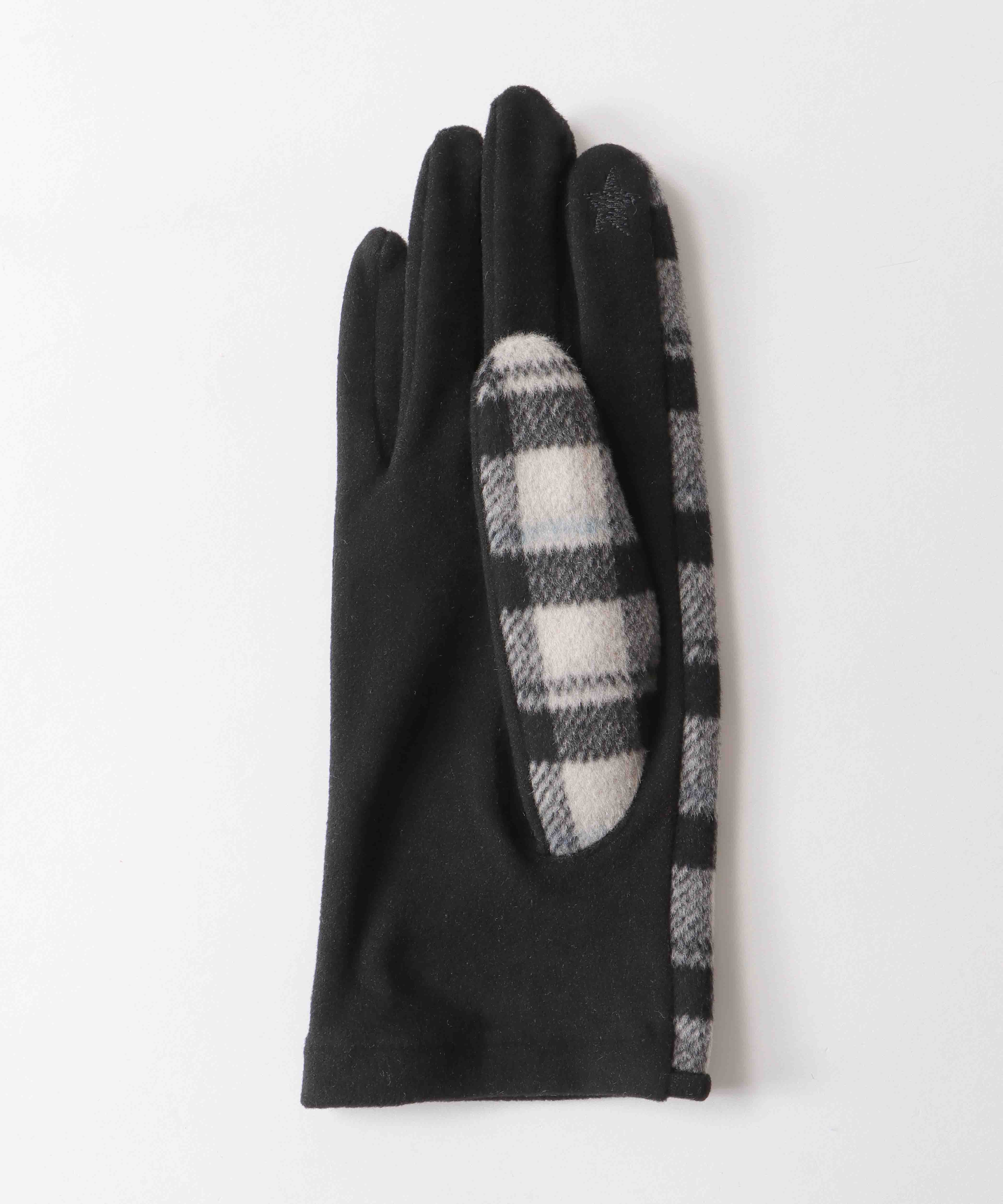 チェックショートグローブ