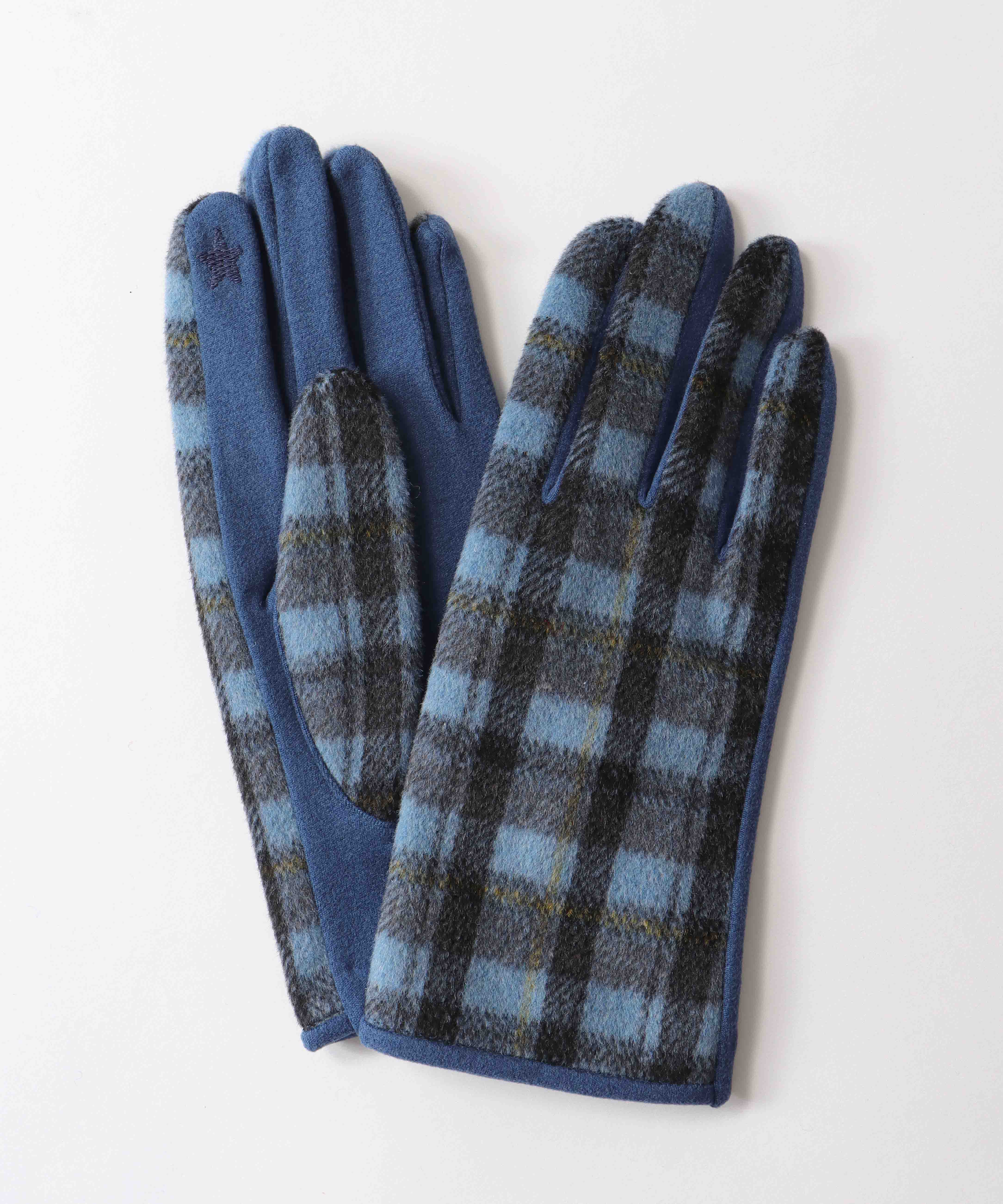 チェックショートグローブ