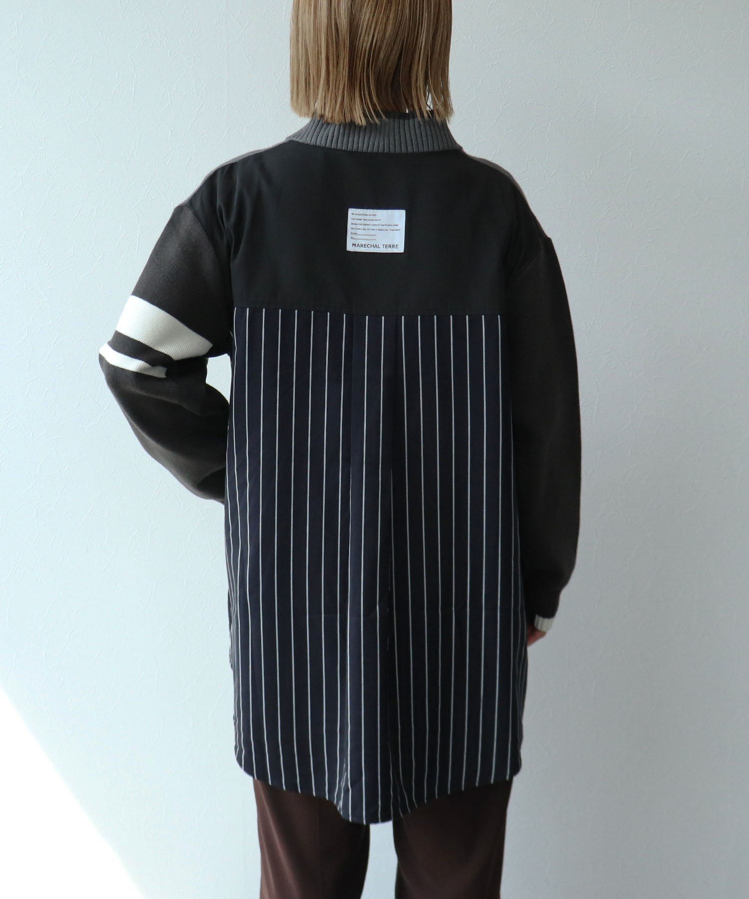 【MARECHAL TERRE】ニットブルゾンカーディガン