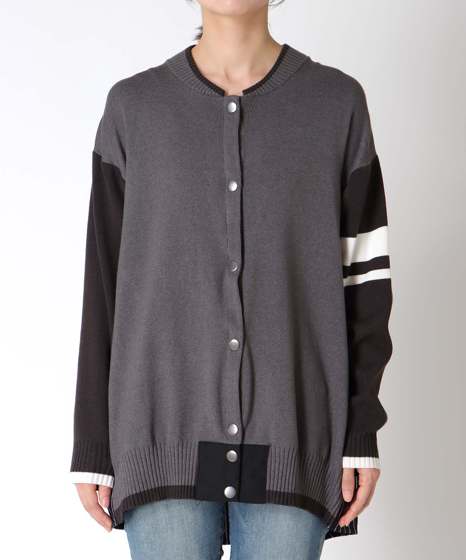 【MARECHAL TERRE】ニットブルゾンカーディガン
