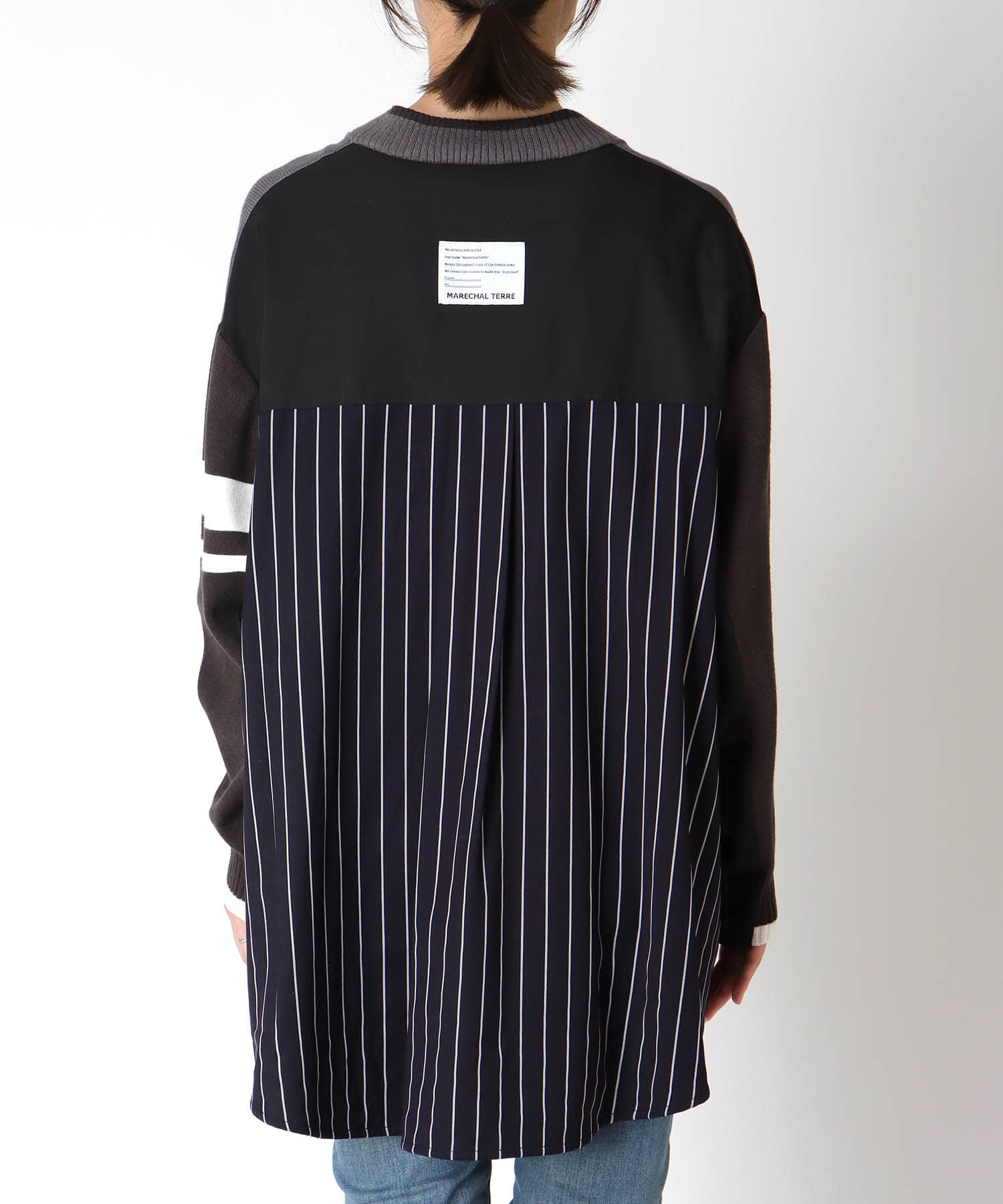 【MARECHAL TERRE】ニットブルゾンカーディガン