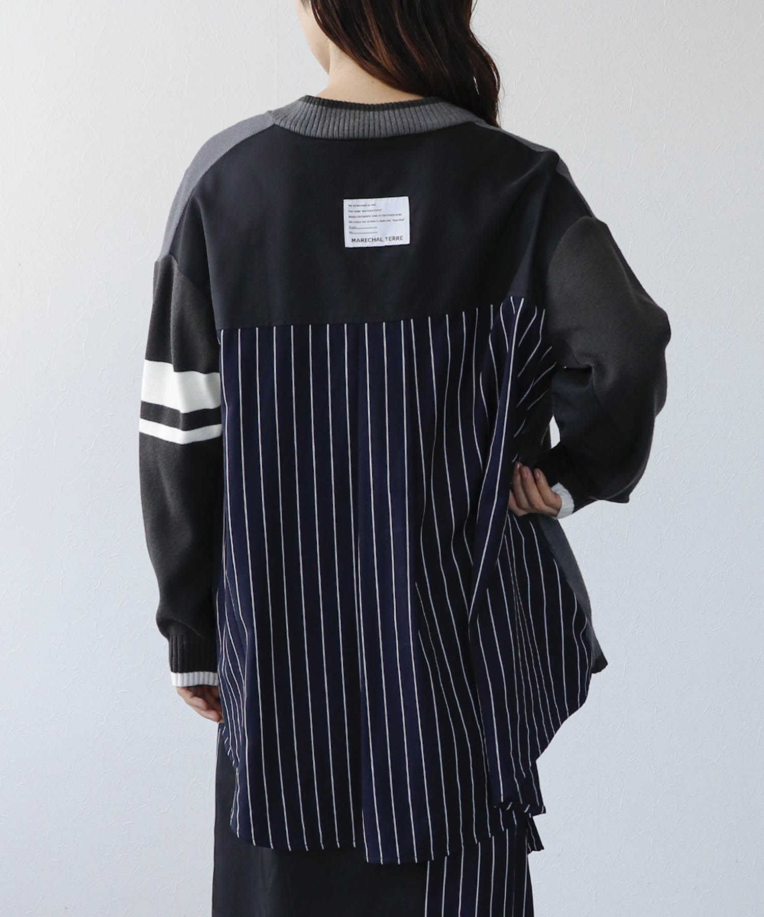 【MARECHAL TERRE】ニットブルゾンカーディガン