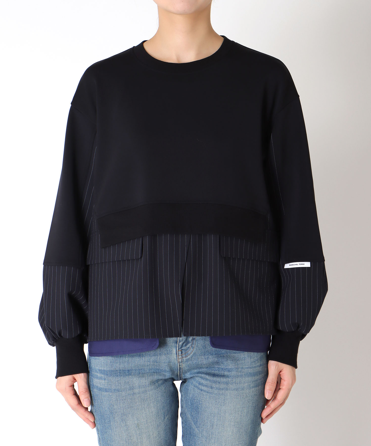 【MARECHAL TERRE】ジャケットレイヤード風トップス