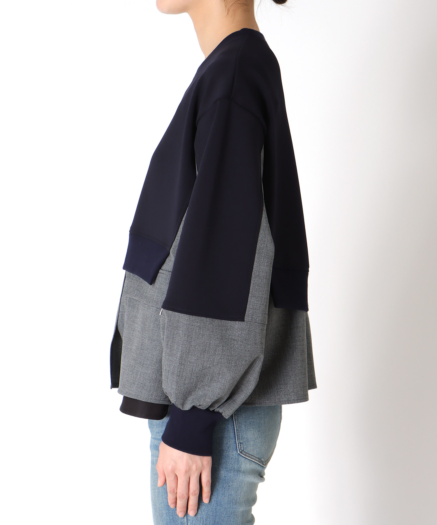 【MARECHAL TERRE】ジャケットレイヤード風トップス