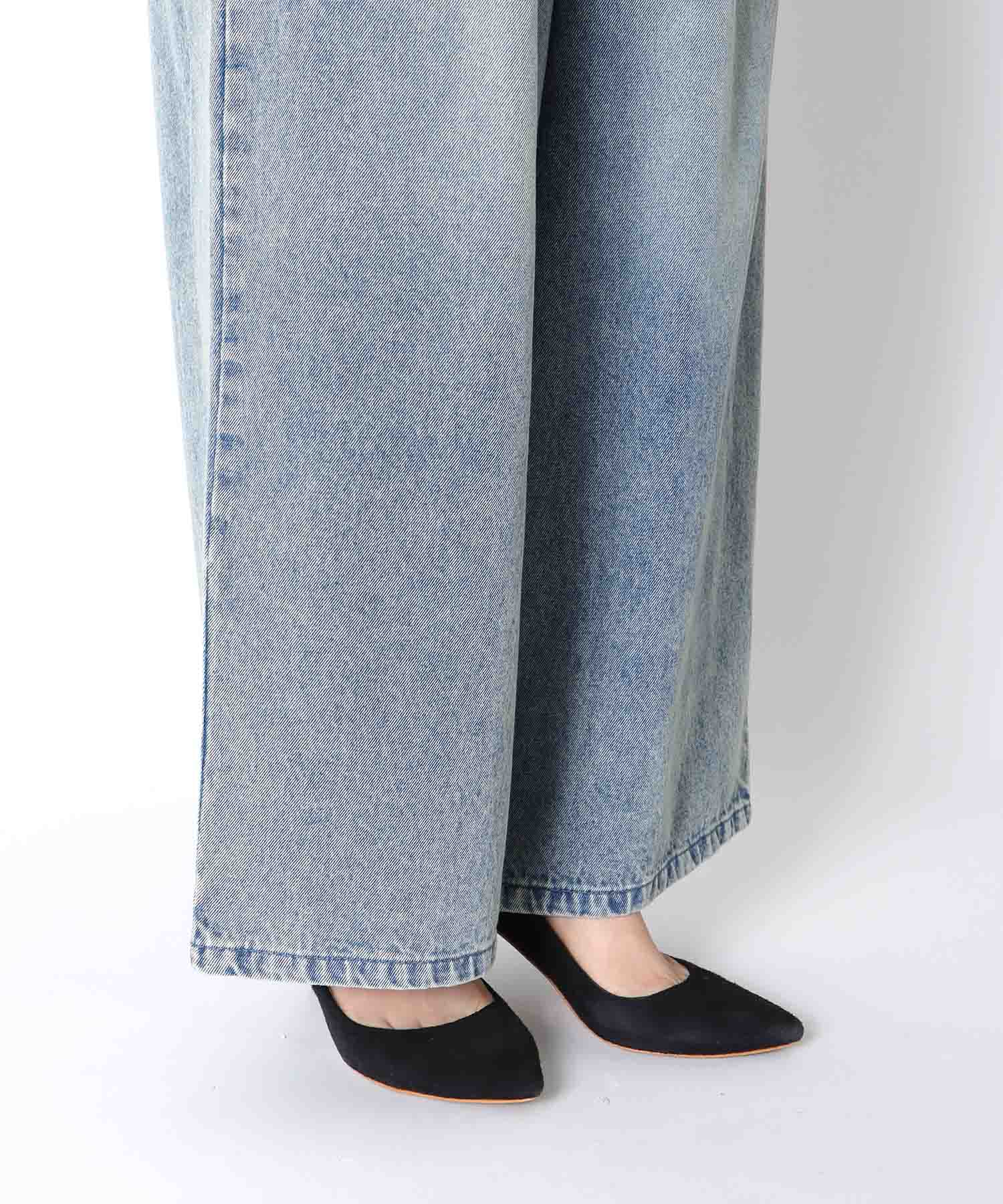 【MARECHAL TERRE】タックデニムパンツ