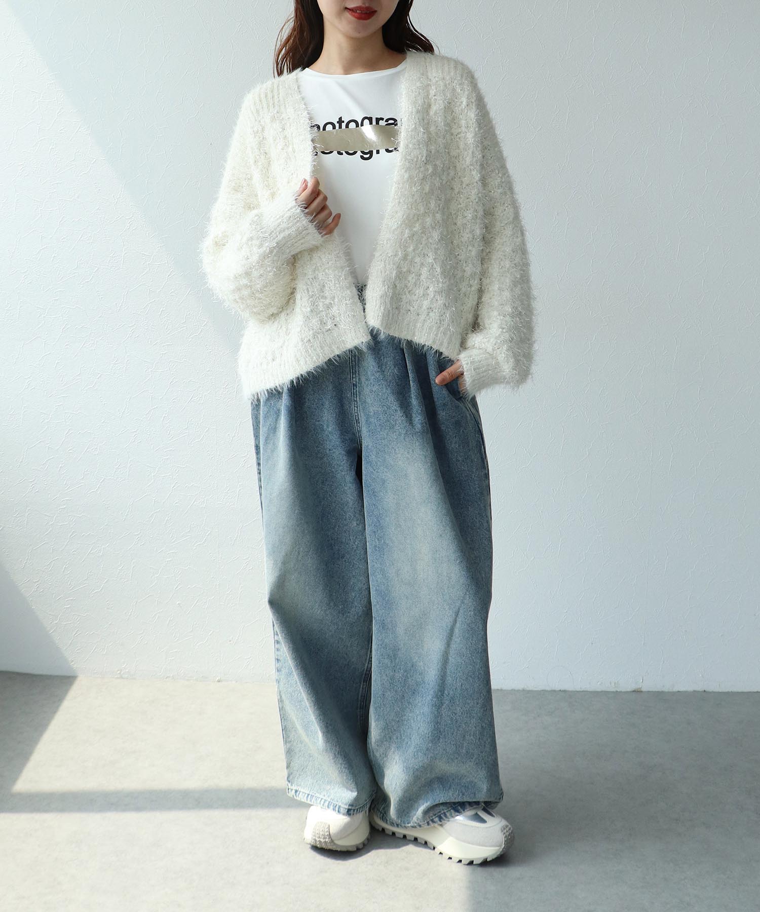 【MARECHAL TERRE】タックデニムパンツ