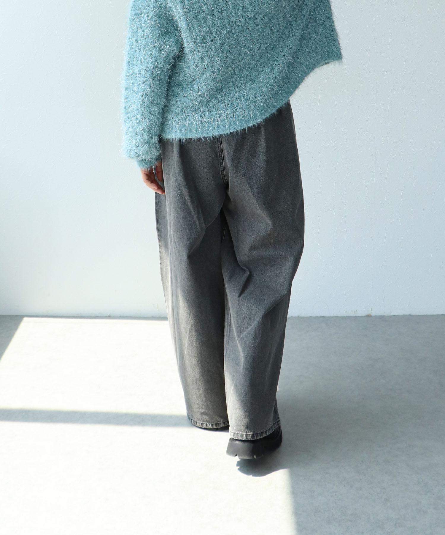 【MARECHAL TERRE】タックデニムパンツ