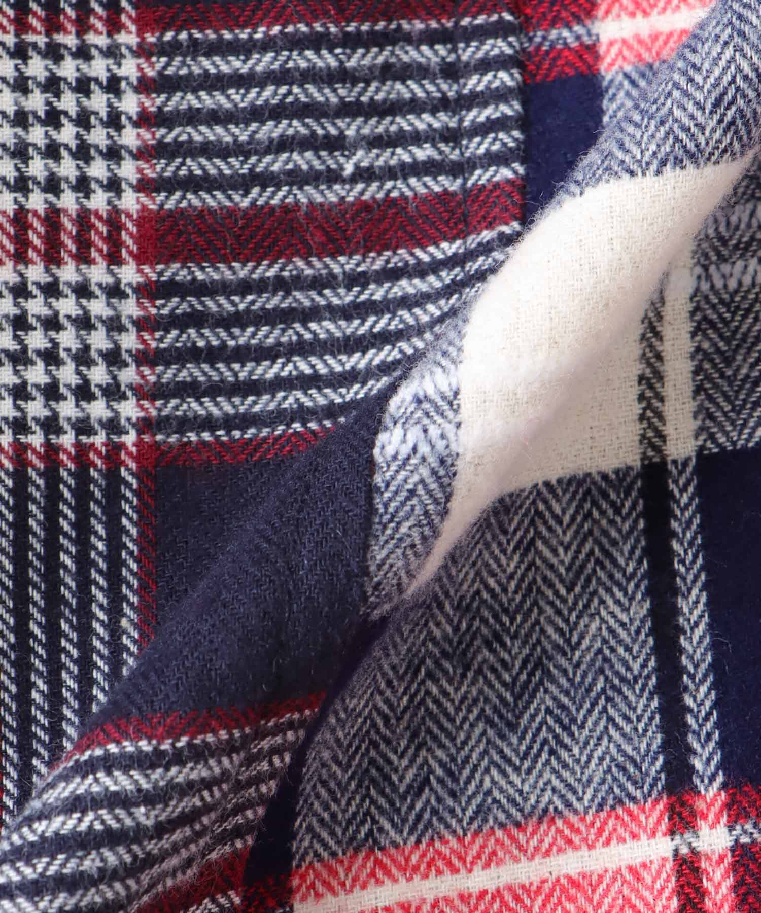 【MARECHAL TERRE】チェックロングシャツ