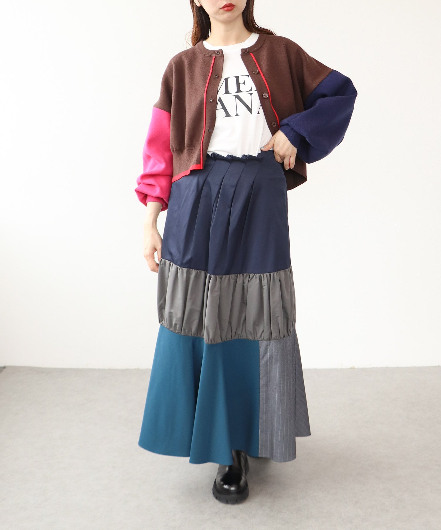 【MALCHAL TERRE】テキスタイルスカート