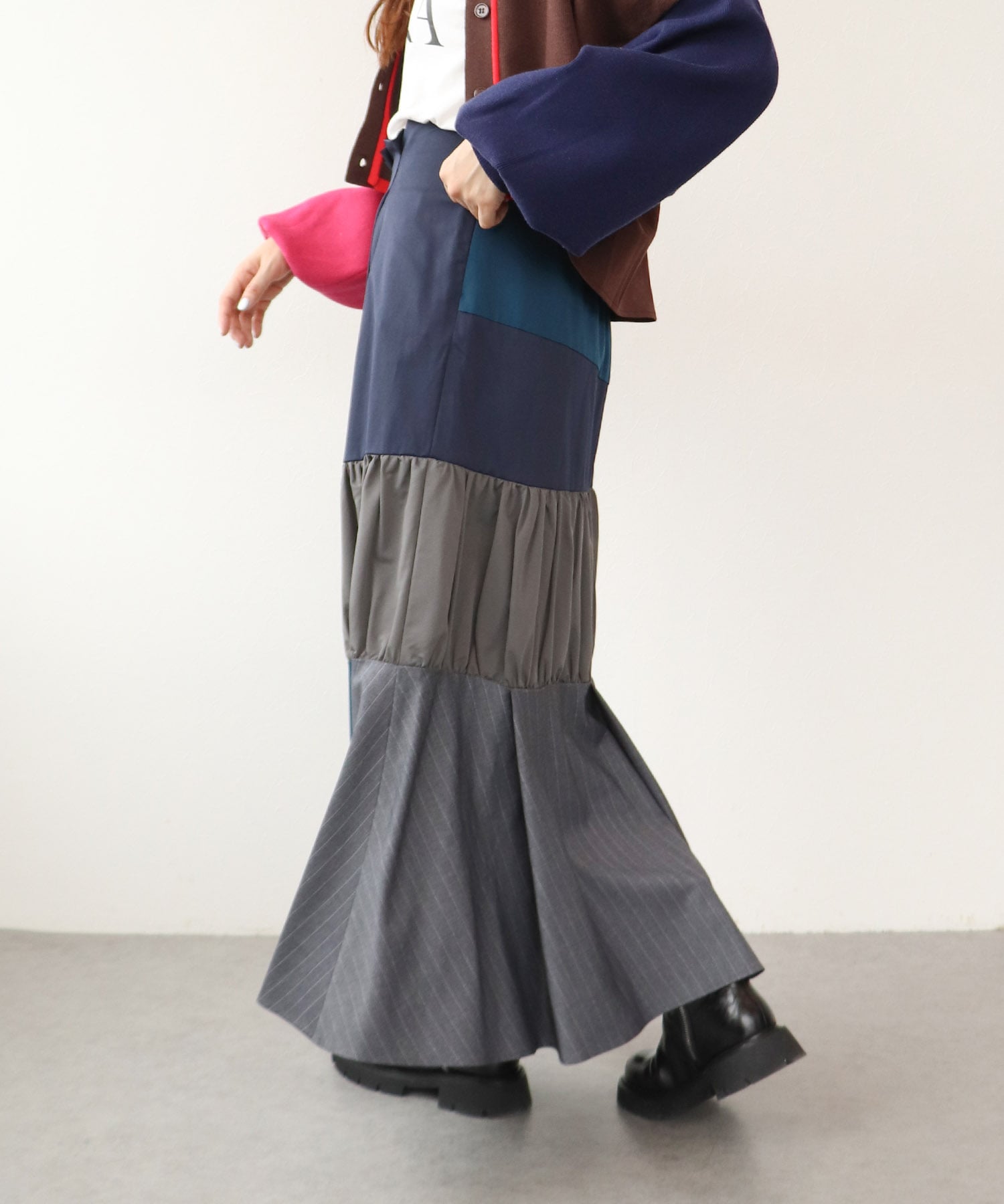 【MALCHAL TERRE】テキスタイルスカート