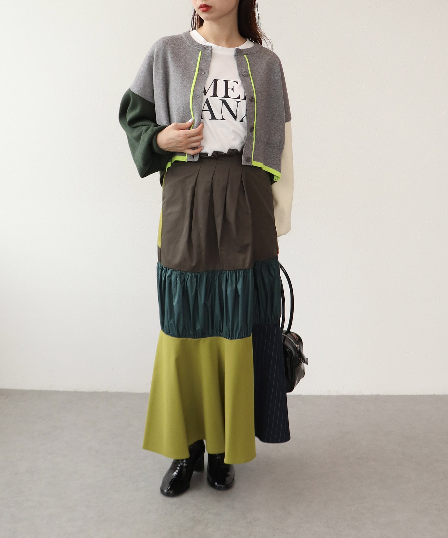 【MALCHAL TERRE】テキスタイルスカート