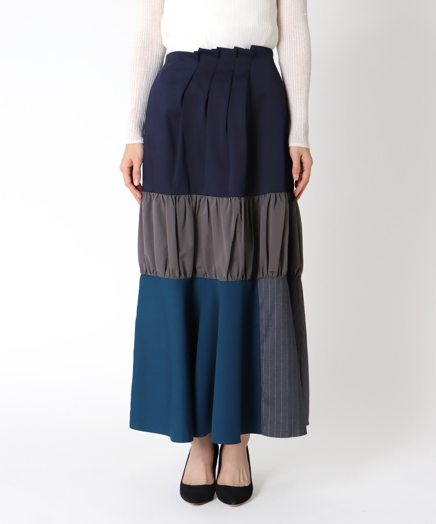 【MALCHAL TERRE】テキスタイルスカート